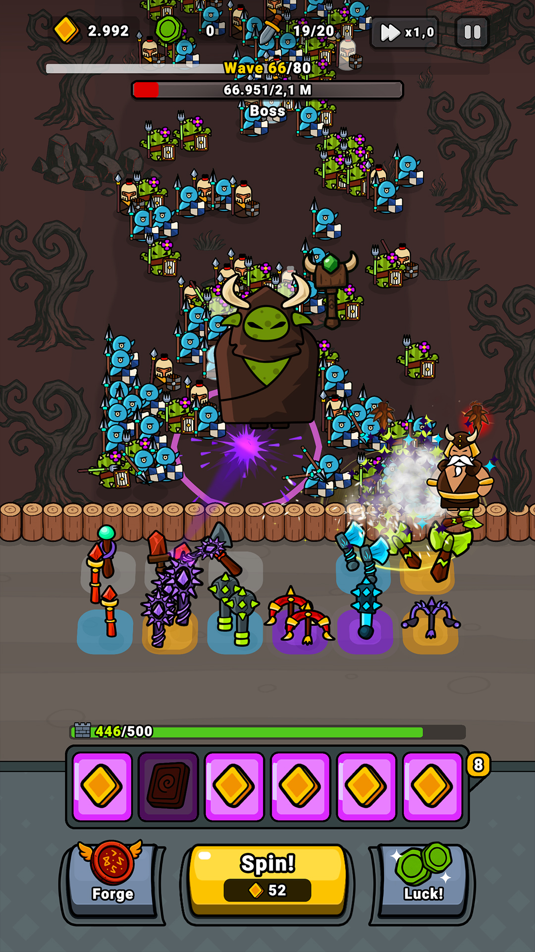 اسکرین شات 8 بازی Lucky Forge: Idle TD Game