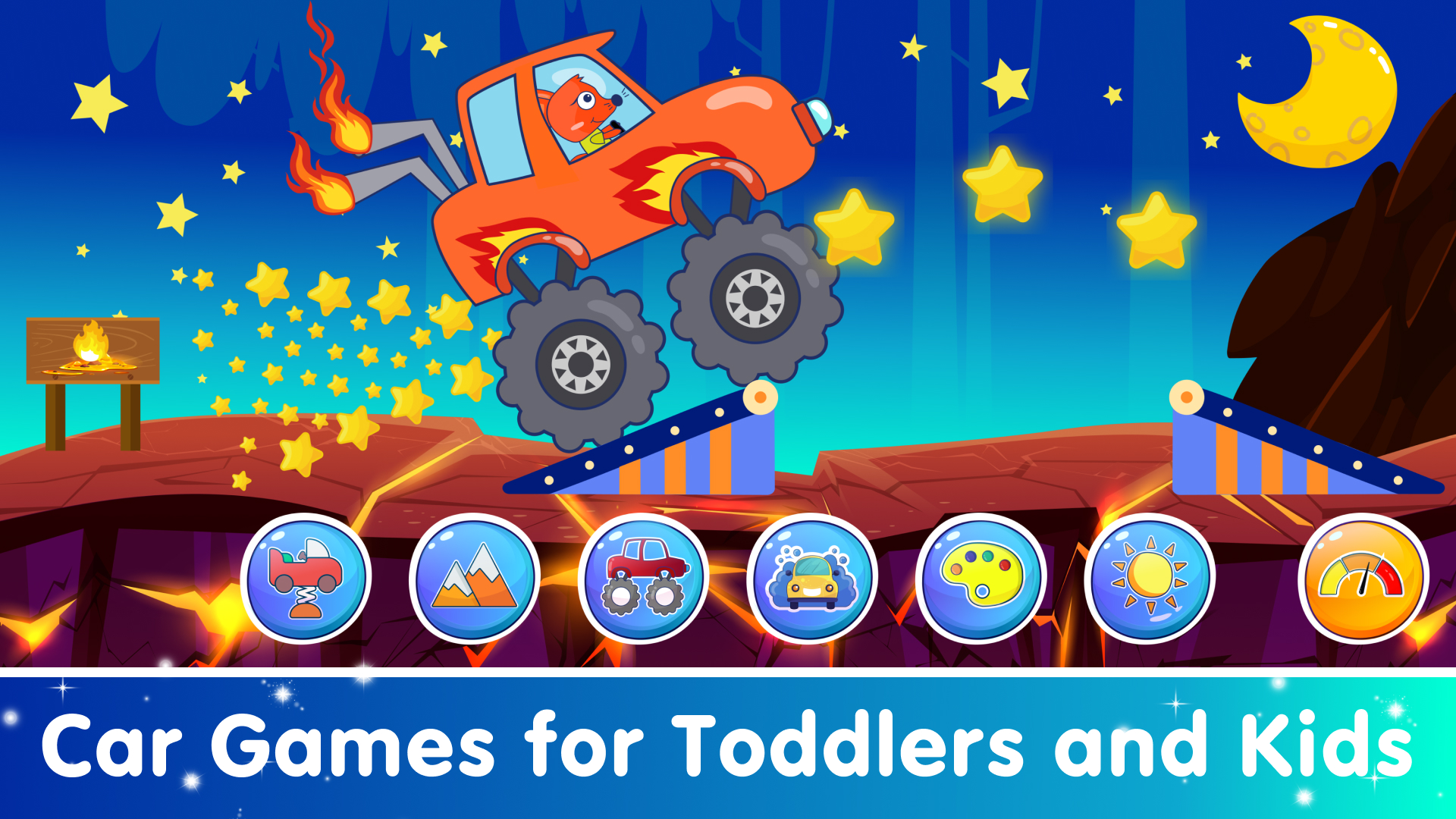اسکرین شات 1 بازی Car Games for Kids! Fun Racing