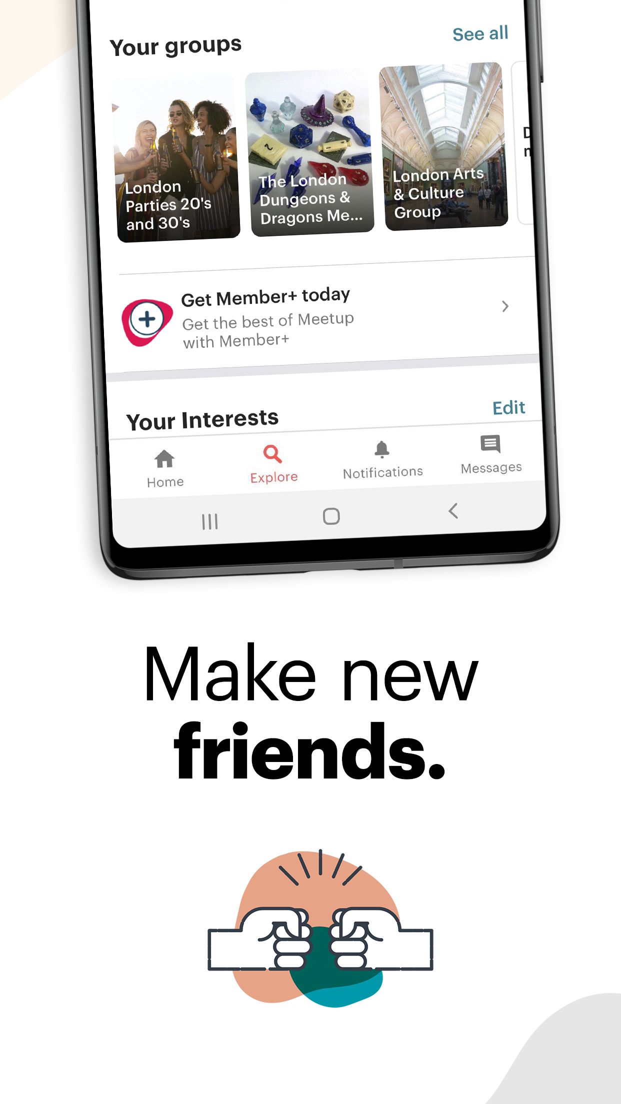 اسکرین شات 5 برنامه Meetup: Social Events & Groups