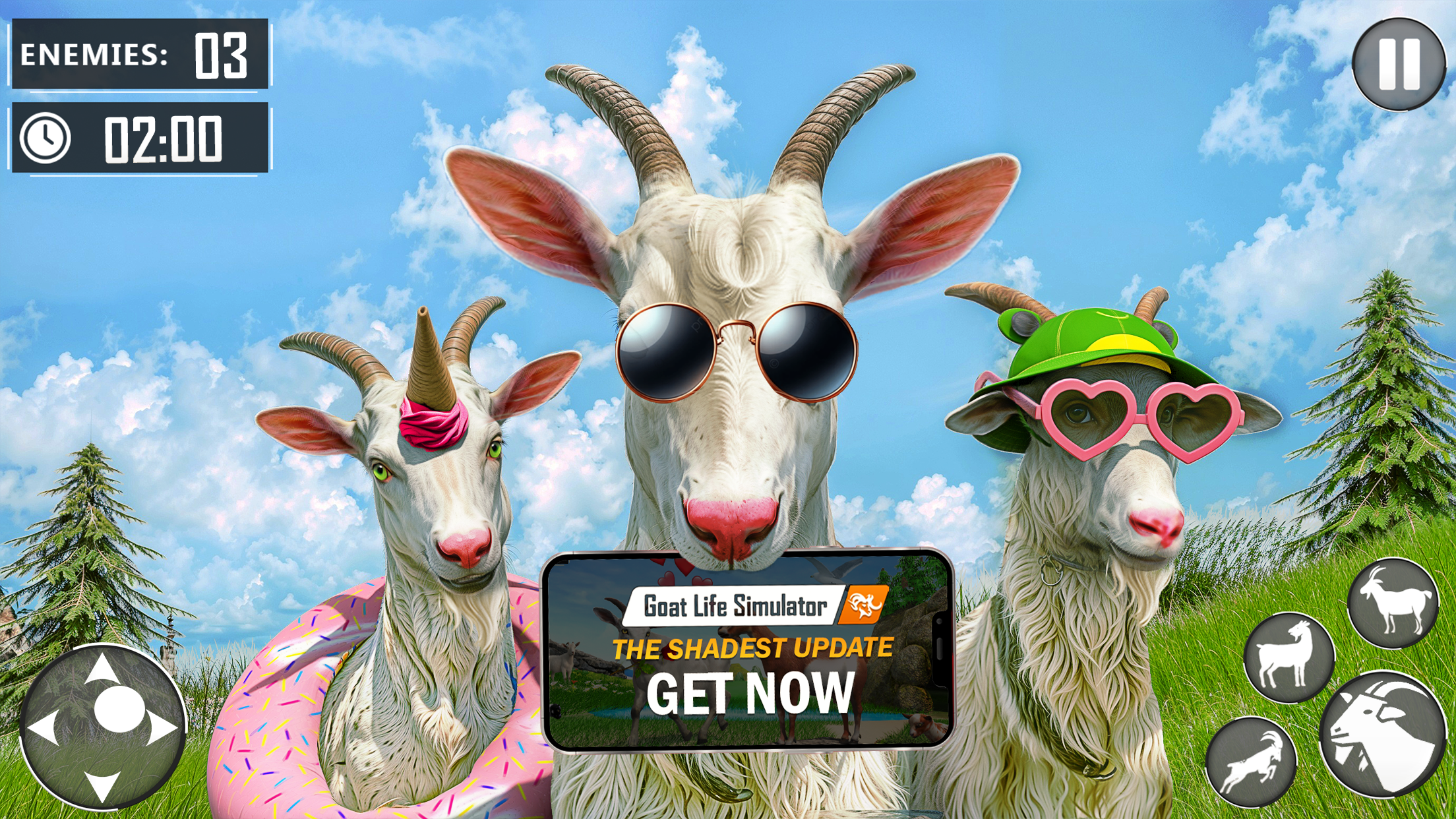 اسکرین شات 3 بازی The Goat Life Simulator