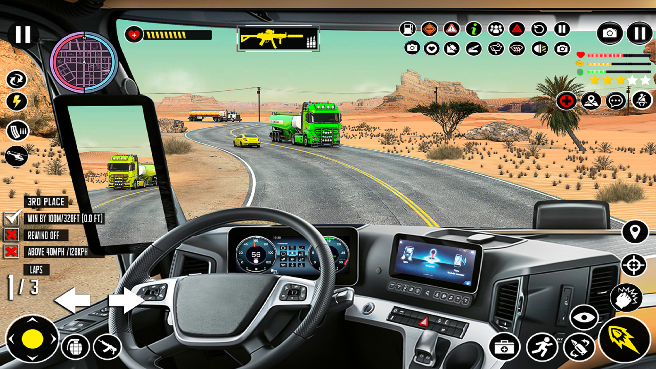اسکرین شات 5 برنامه Truck Driving 2024: Pro Truck