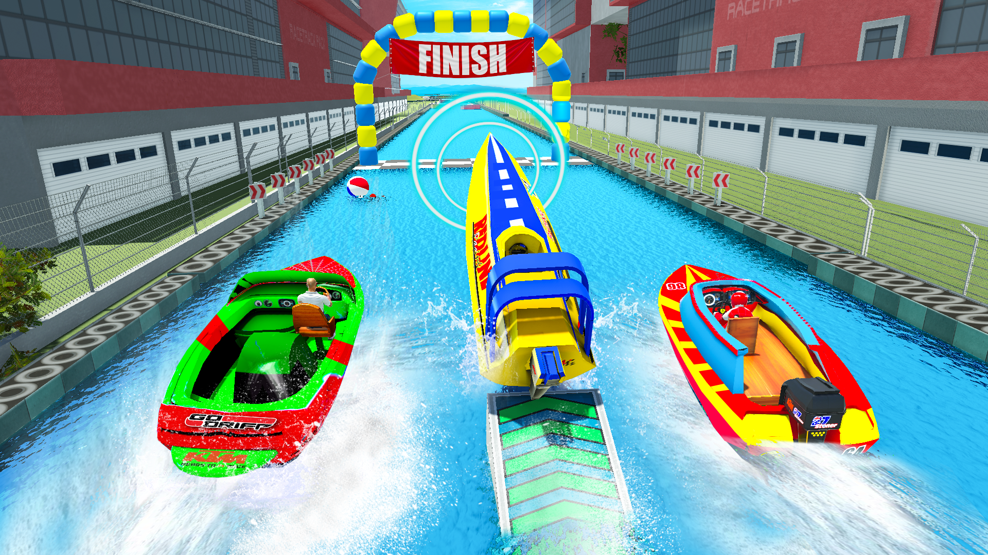 اسکرین شات 6 برنامه Jet Ski Speed Boat Stunts Race