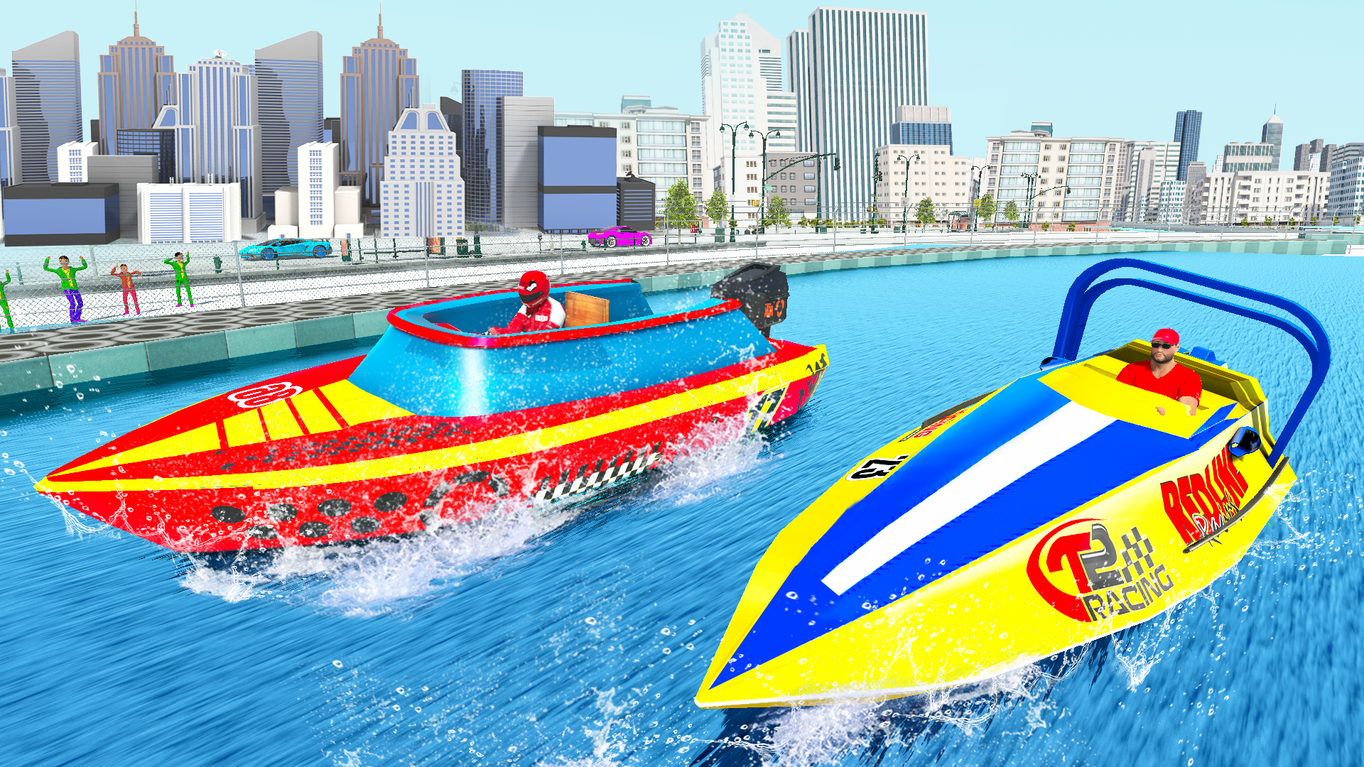 اسکرین شات 7 برنامه Jet Ski Speed Boat Stunts Race