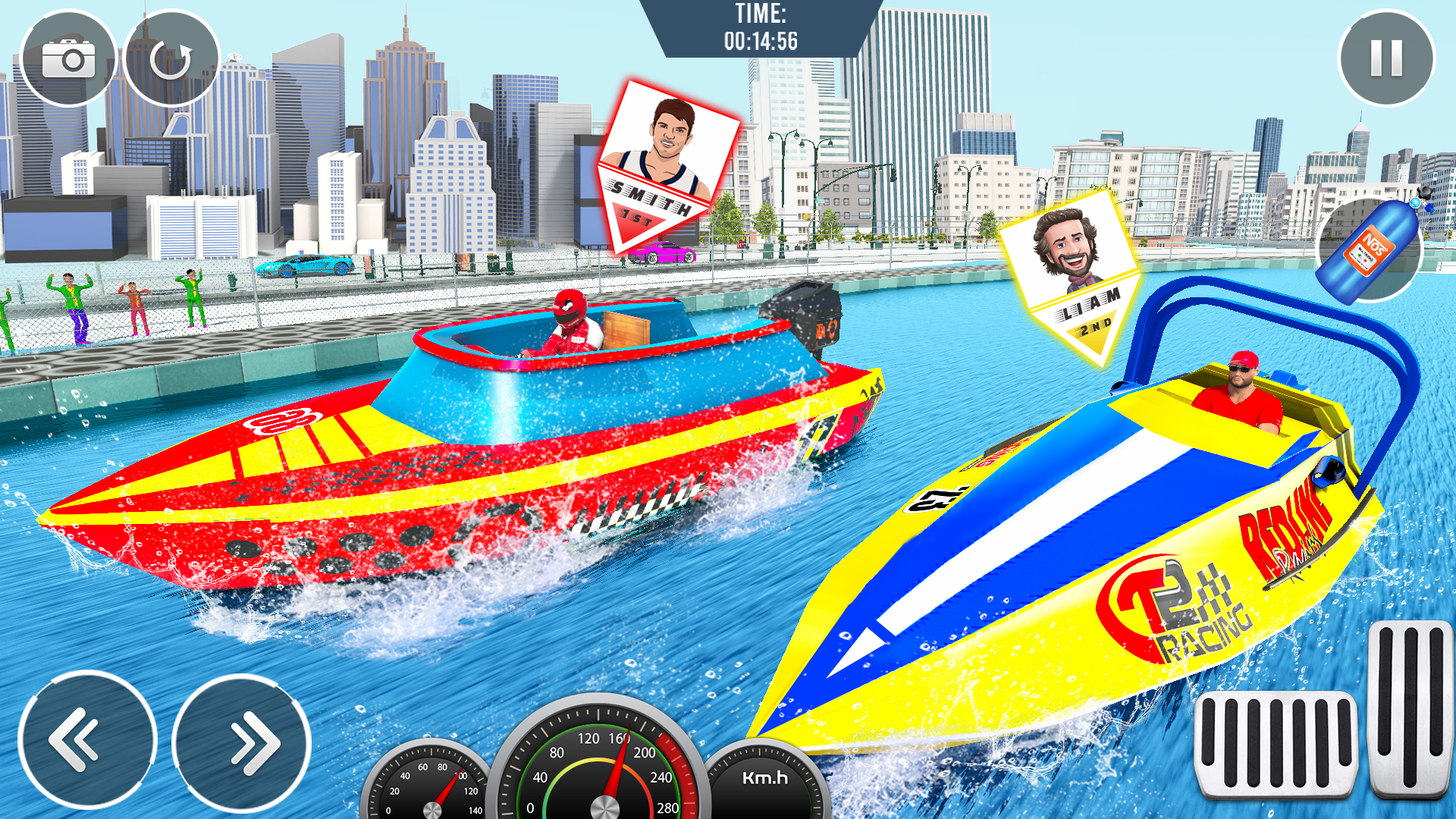 اسکرین شات 3 برنامه Jet Ski Speed Boat Stunts Race