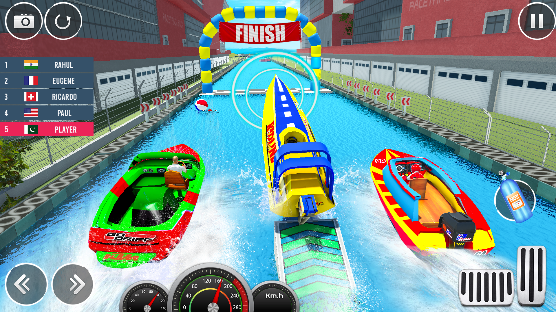 اسکرین شات 2 برنامه Jet Ski Speed Boat Stunts Race
