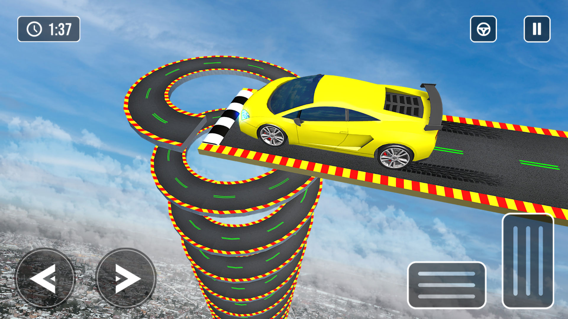 اسکرین شات 1 بازی Impossible Car Stunt Game 3D