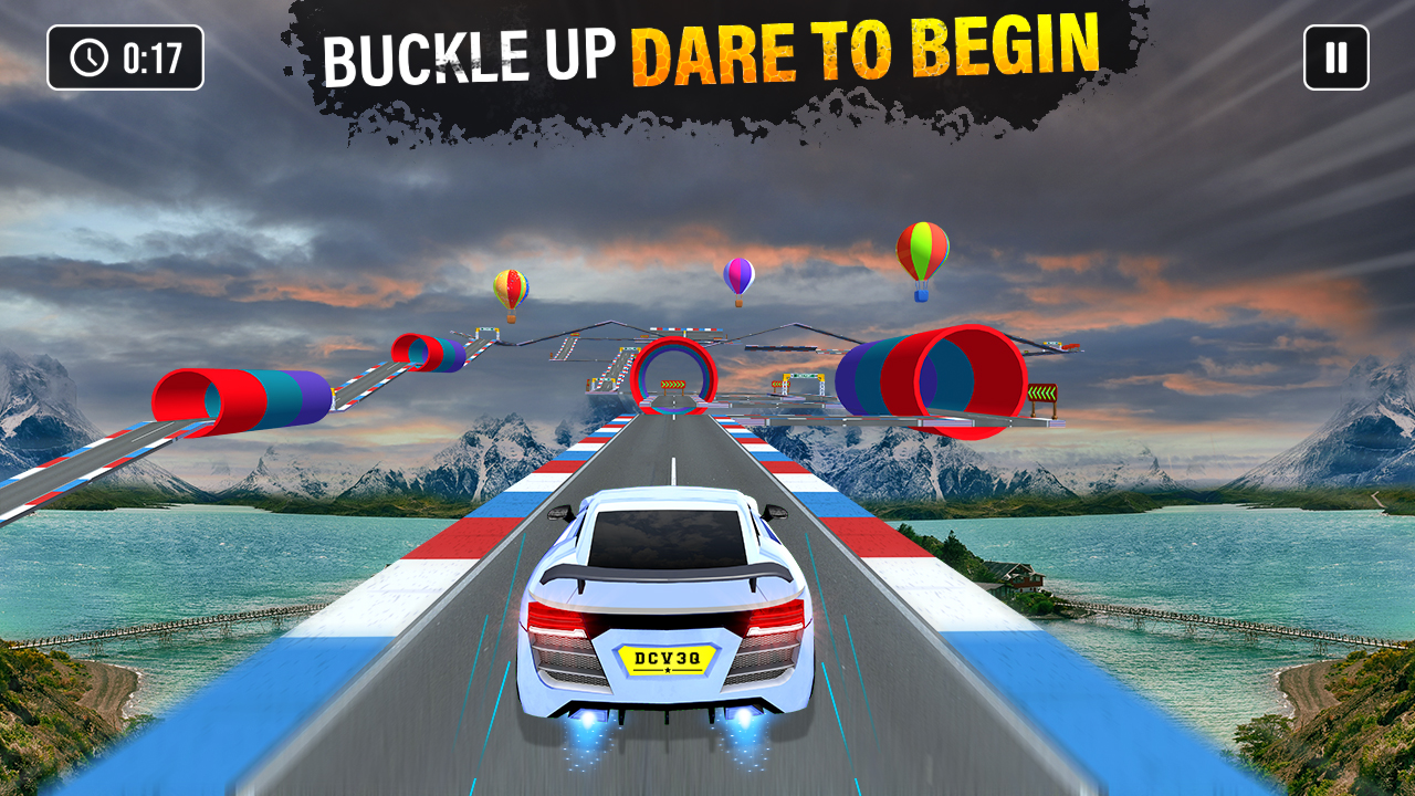 اسکرین شات 6 بازی Impossible Car Stunt Game 3D