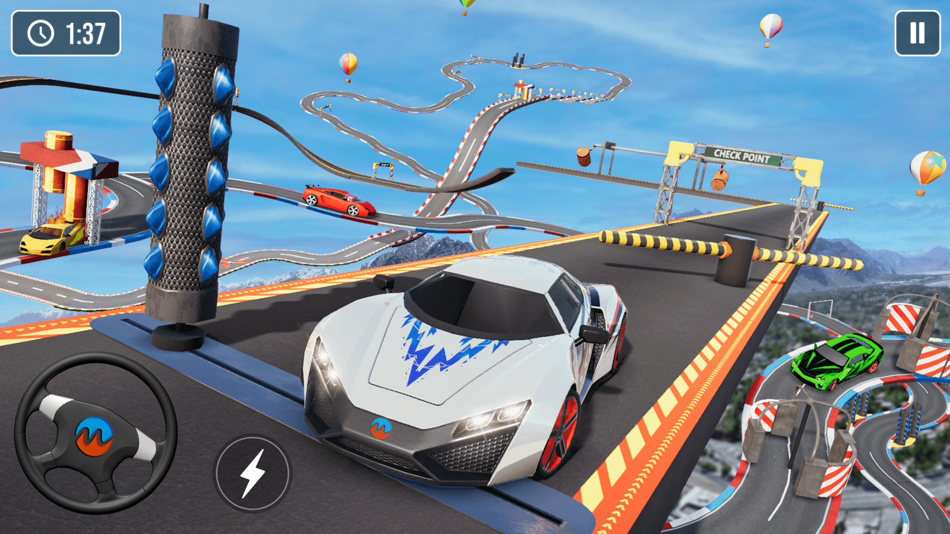 اسکرین شات 2 بازی Car Stunt Games 3D Racing Game
