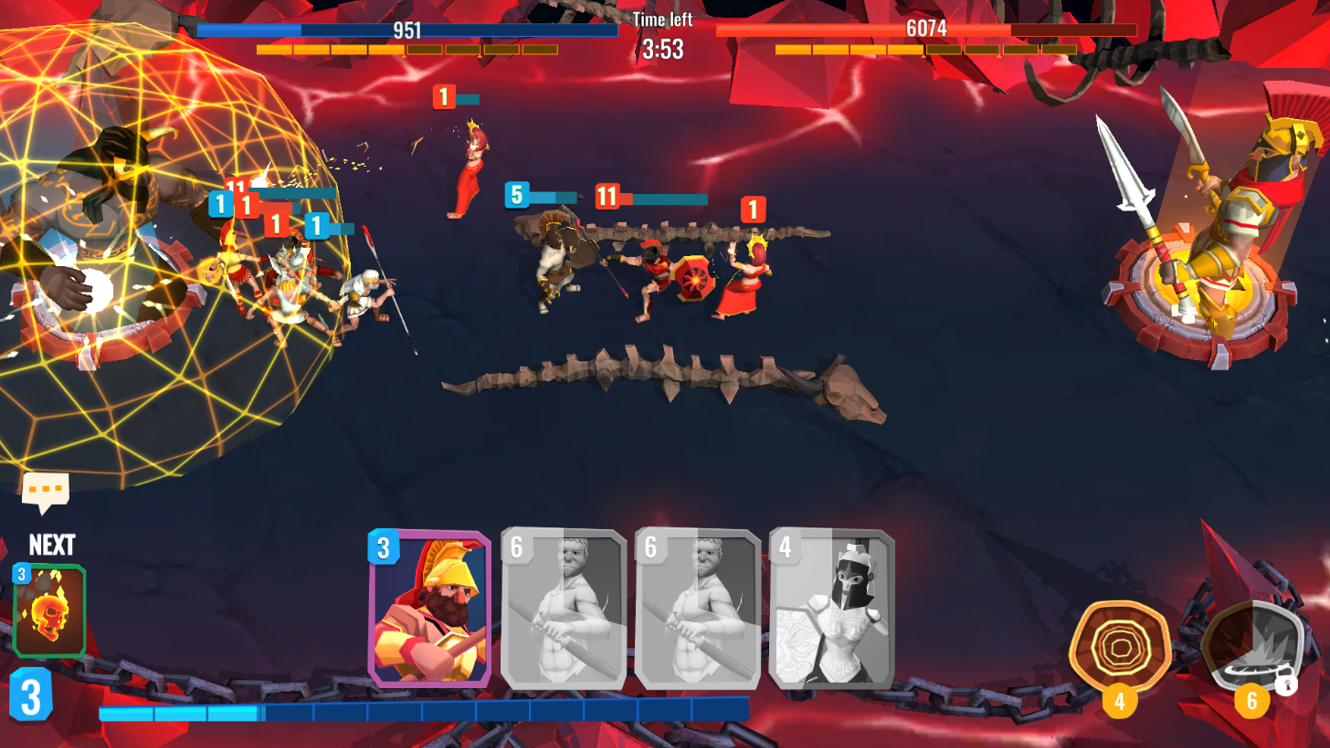 اسکرین شات 8 بازی Trojan War: Castle Clash Cards