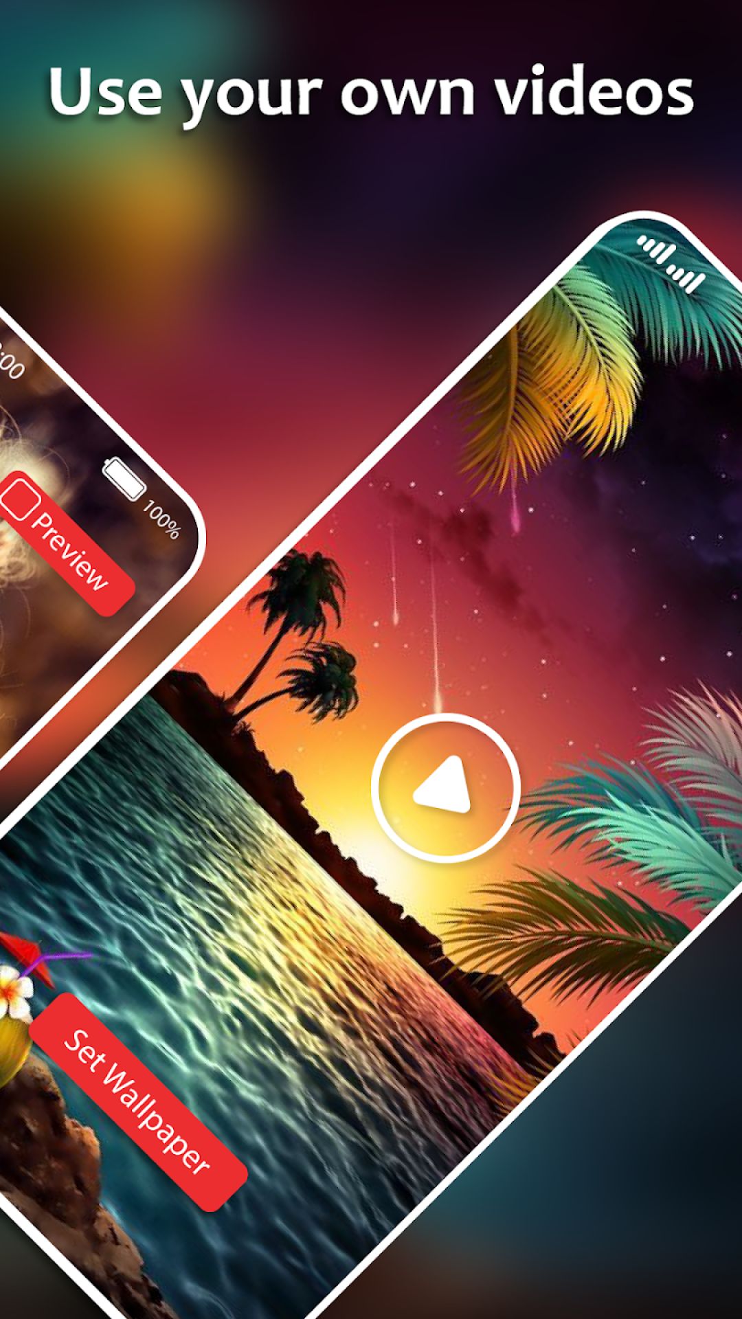 اسکرین شات 2 برنامه Video Wallpaper Maker