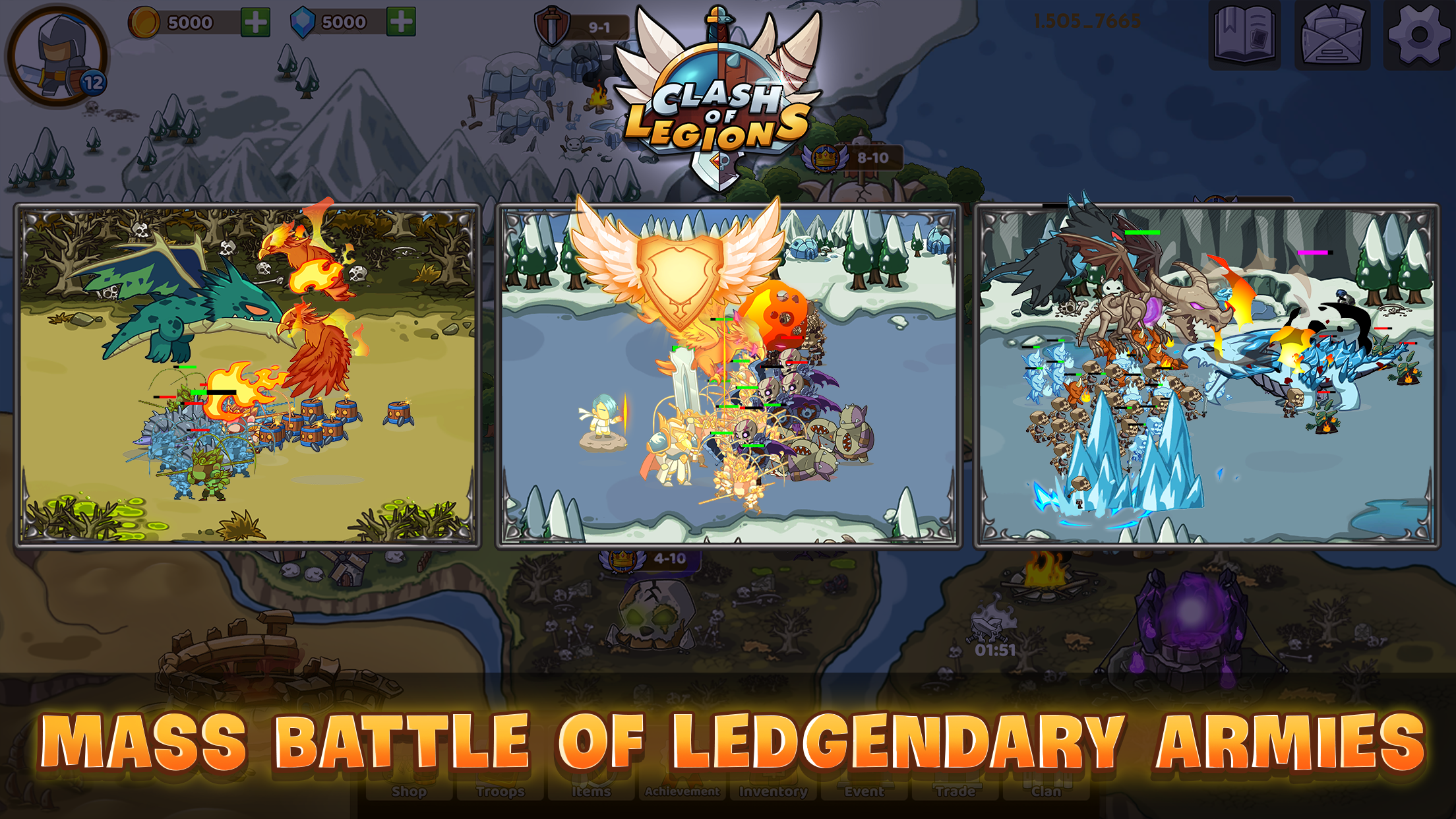 اسکرین شات 5 بازی Clash of Legions