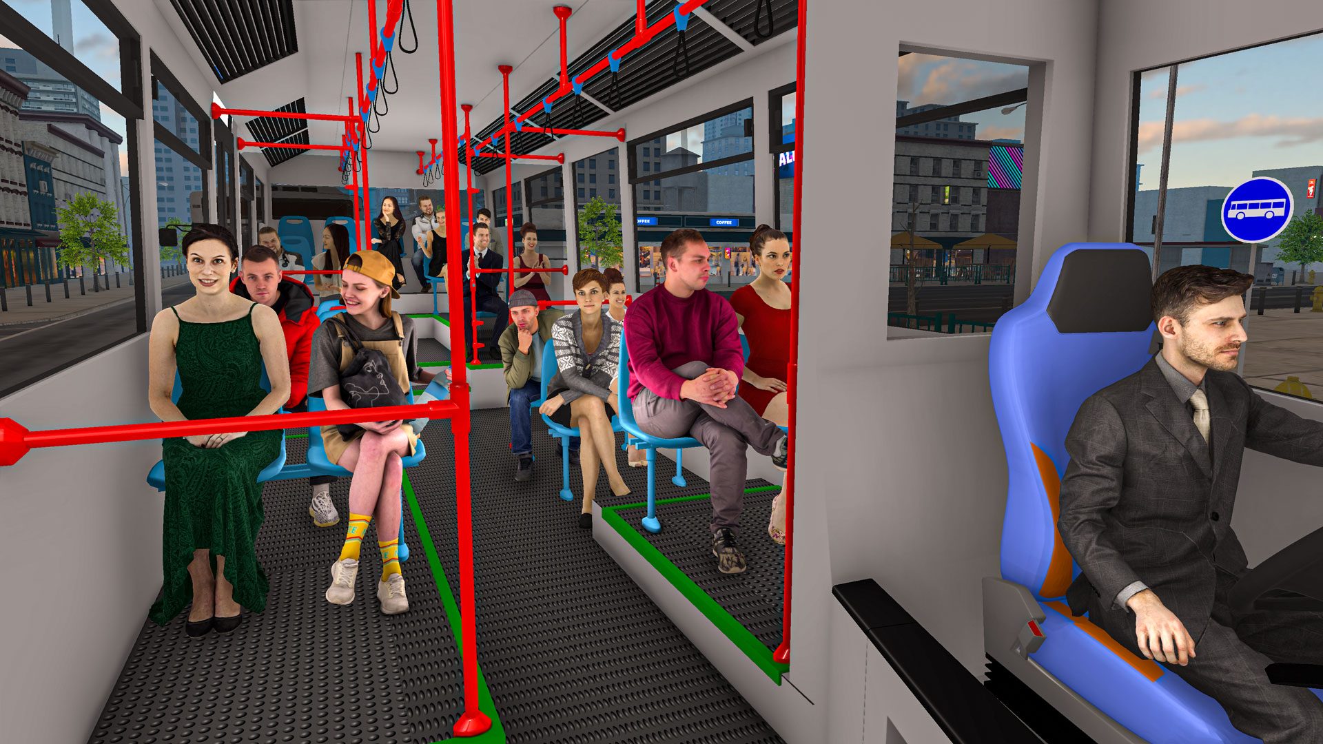 اسکرین شات 1 بازی Bus Simulator Coach Driving 3D
