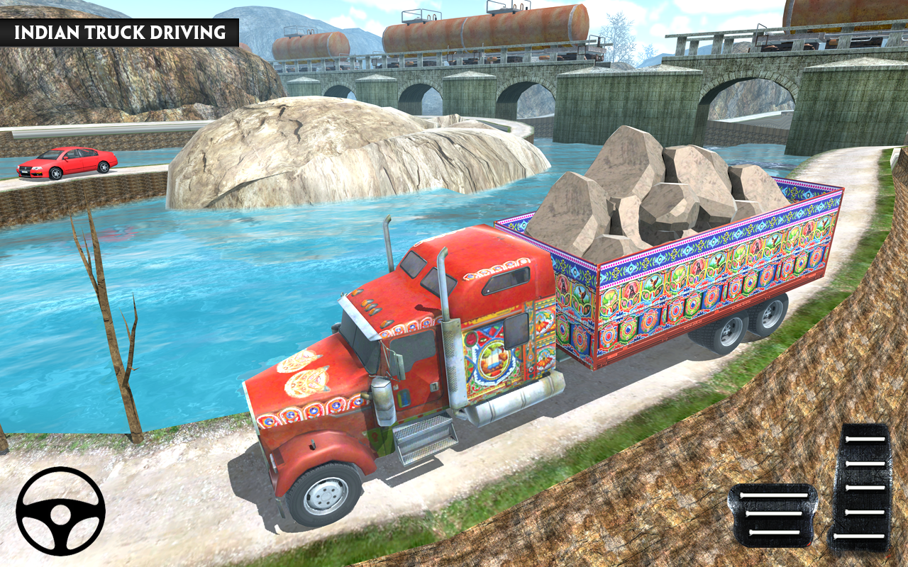 اسکرین شات 4 بازی Indian Cargo Truck Driving 3D