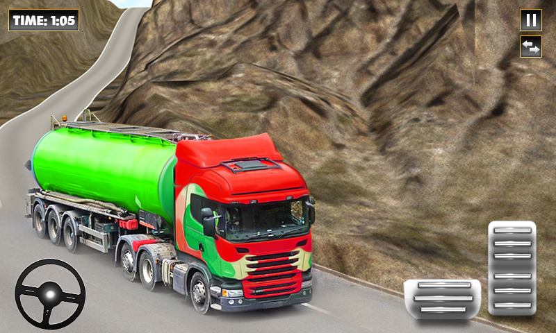 اسکرین شات 1 بازی Oil Truck Transport Truck Game