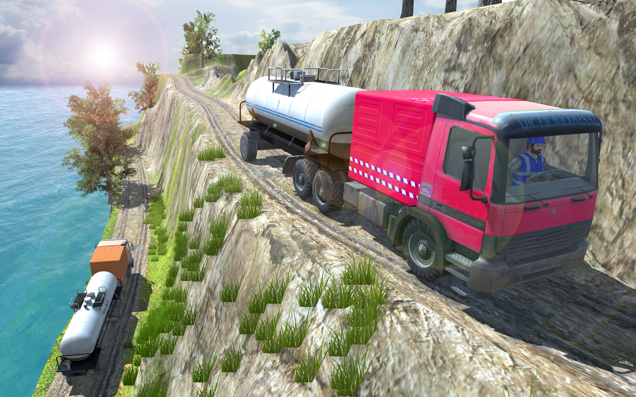 اسکرین شات 3 بازی Oil Truck Transport Truck Game