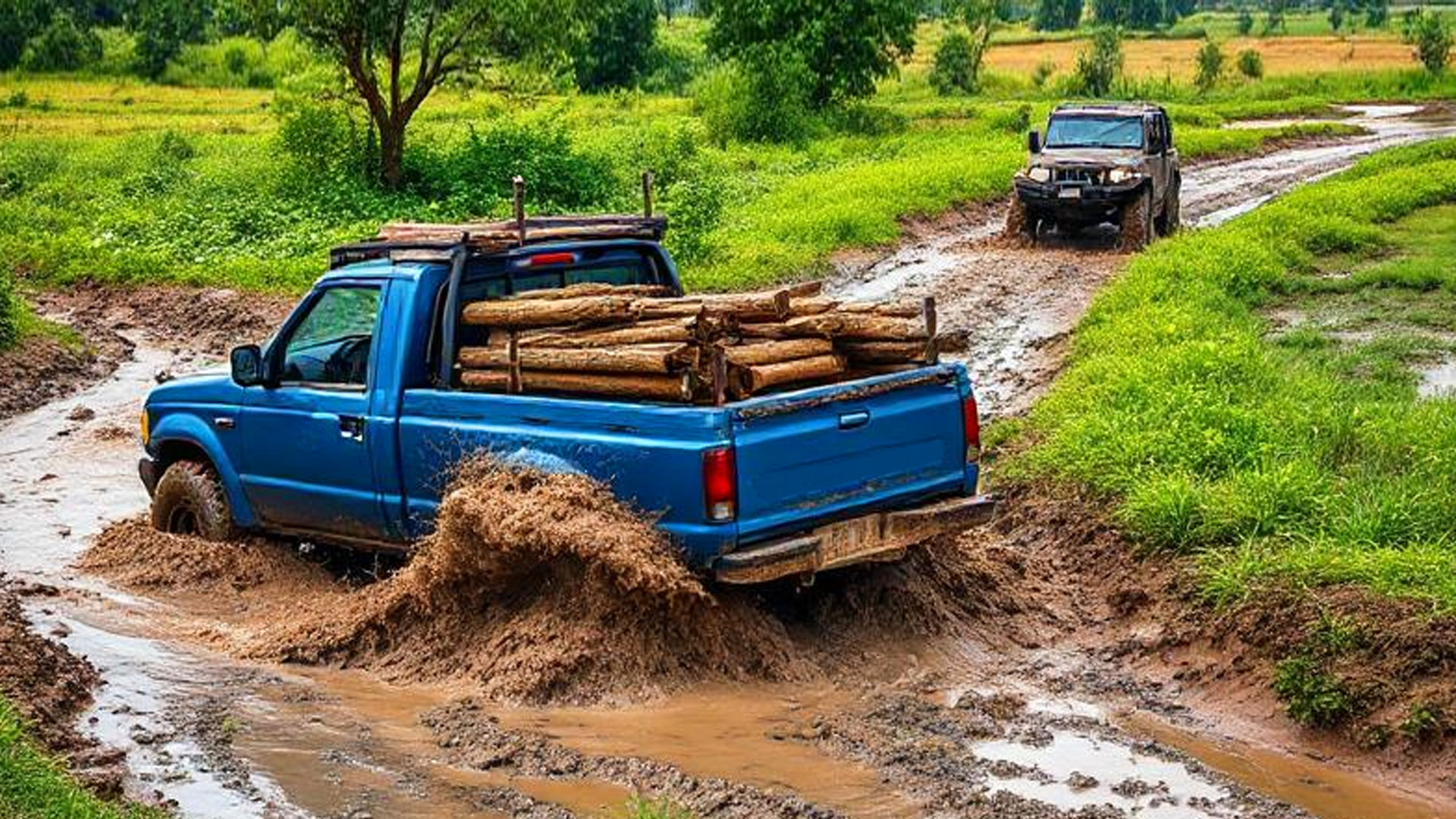 اسکرین شات 1 بازی Cargo Pickup Truck Games Truck