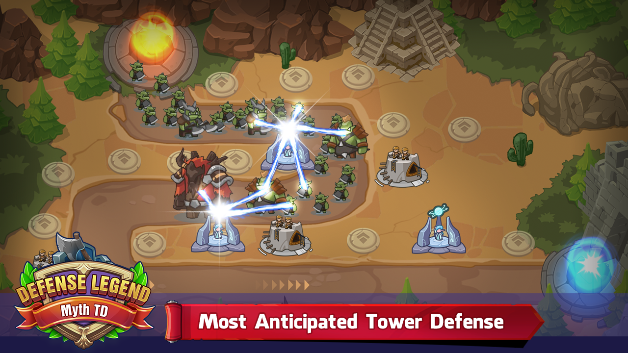 اسکرین شات 3 بازی Defense Legend: myth TD