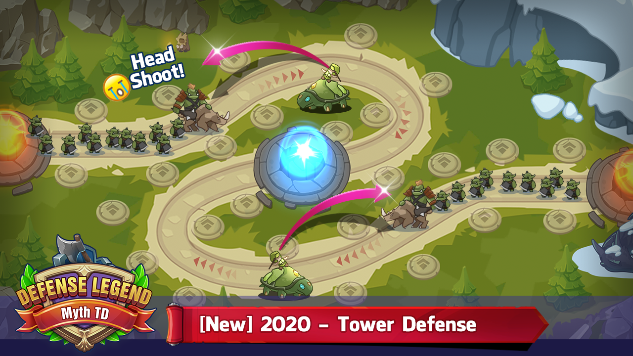 اسکرین شات 1 بازی Defense Legend: myth TD