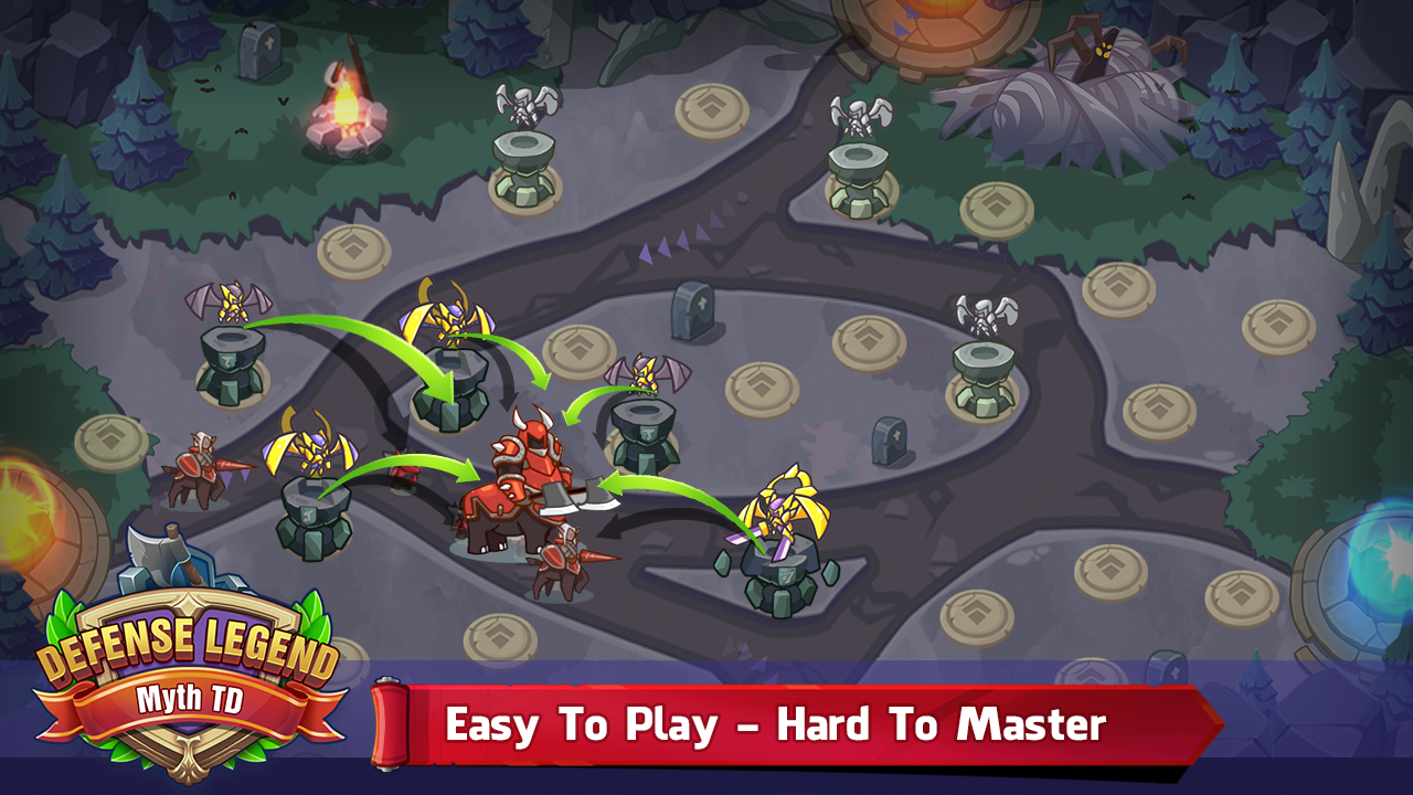اسکرین شات 6 بازی Defense Legend: myth TD