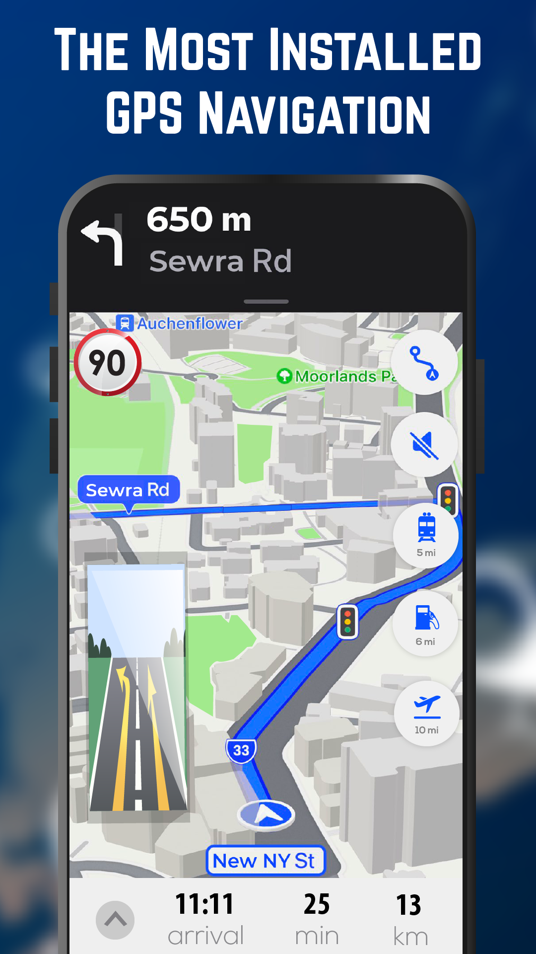 اسکرین شات 1 برنامه GPS Maps Navigation Place Find