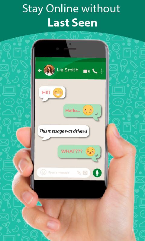 اسکرین شات 5 برنامه Unseen - Read Message No Seen