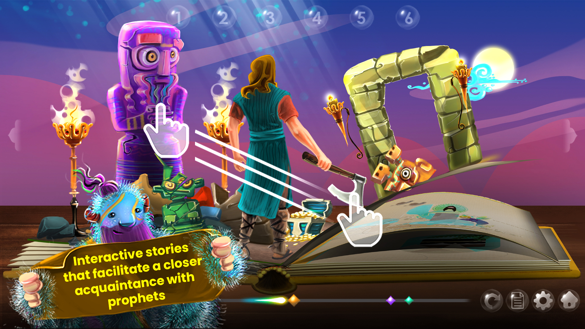 اسکرین شات 2 بازی Quran Stories 4 Kids~ Prophets