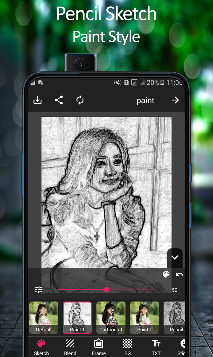 اسکرین شات برنامه تبدیل عکس به نقاشی _ عکس نوشته ساز 1