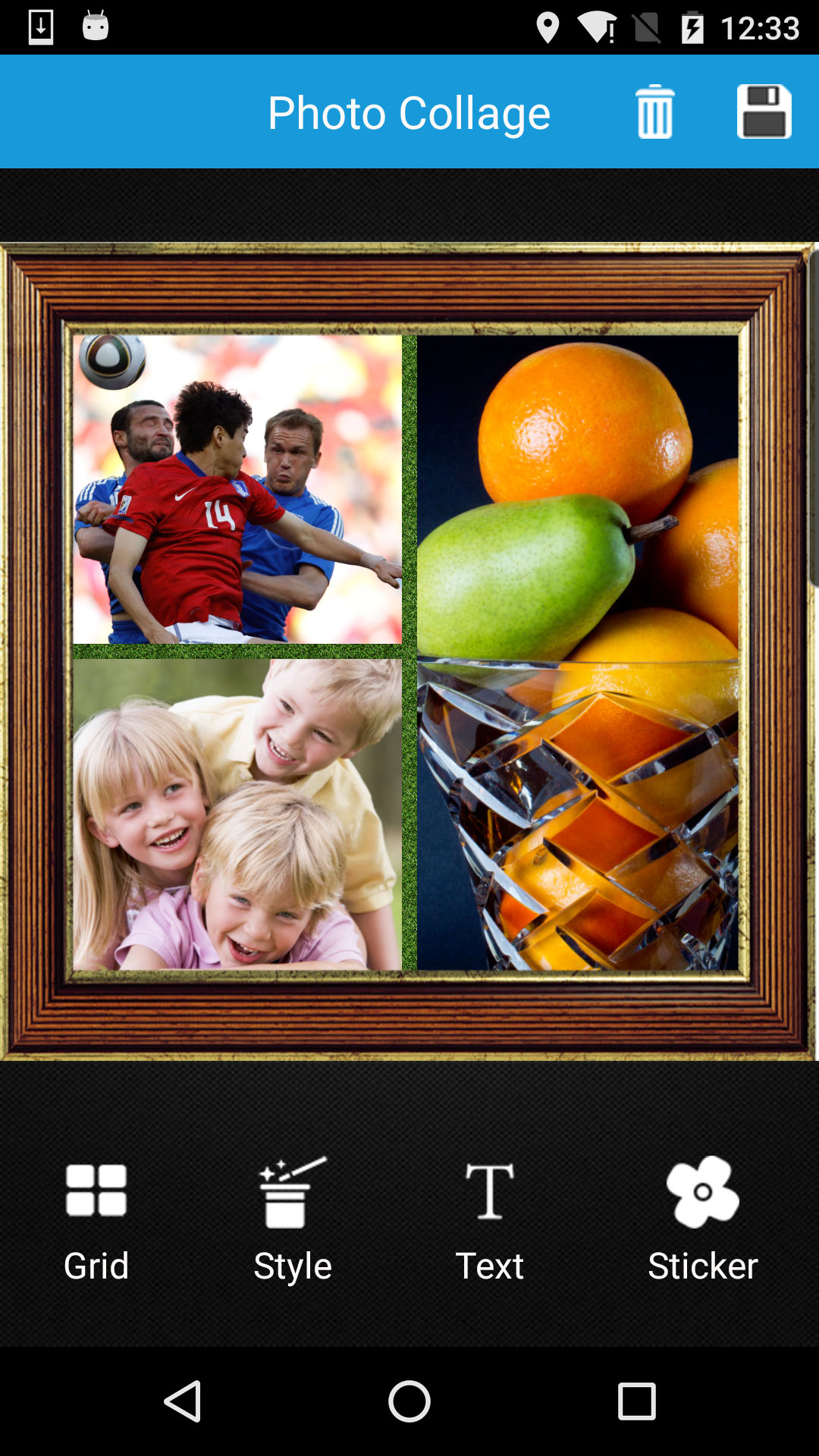 اسکرین شات 4 برنامه Photo Collage Editor