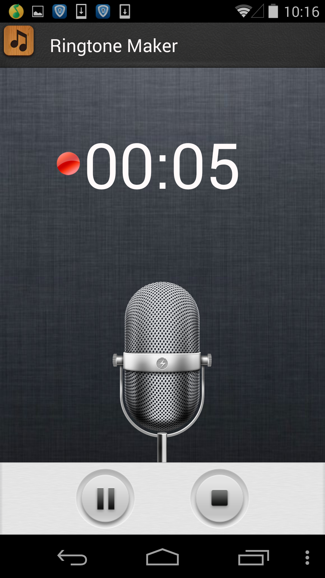 اسکرین شات 3 برنامه Ringtone Maker - MP3 Cutter