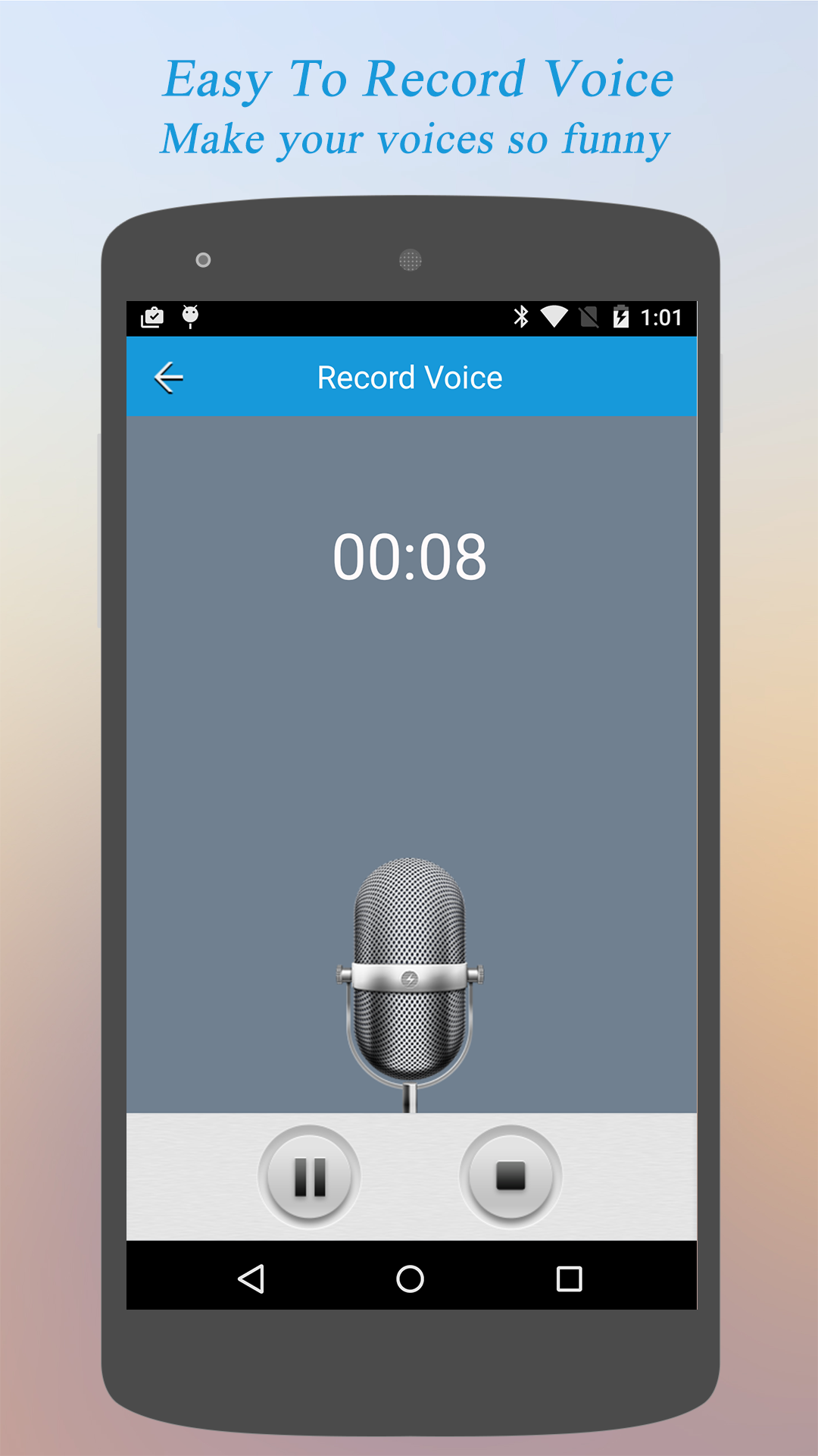 اسکرین شات 2 برنامه Voice Changer