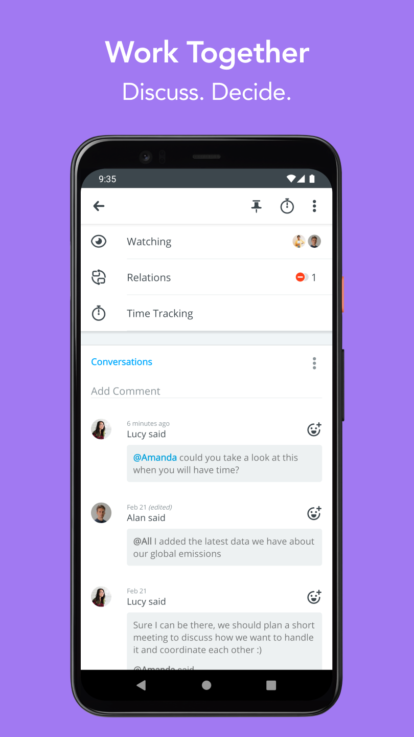 اسکرین شات 4 برنامه MeisterTask - Task Management