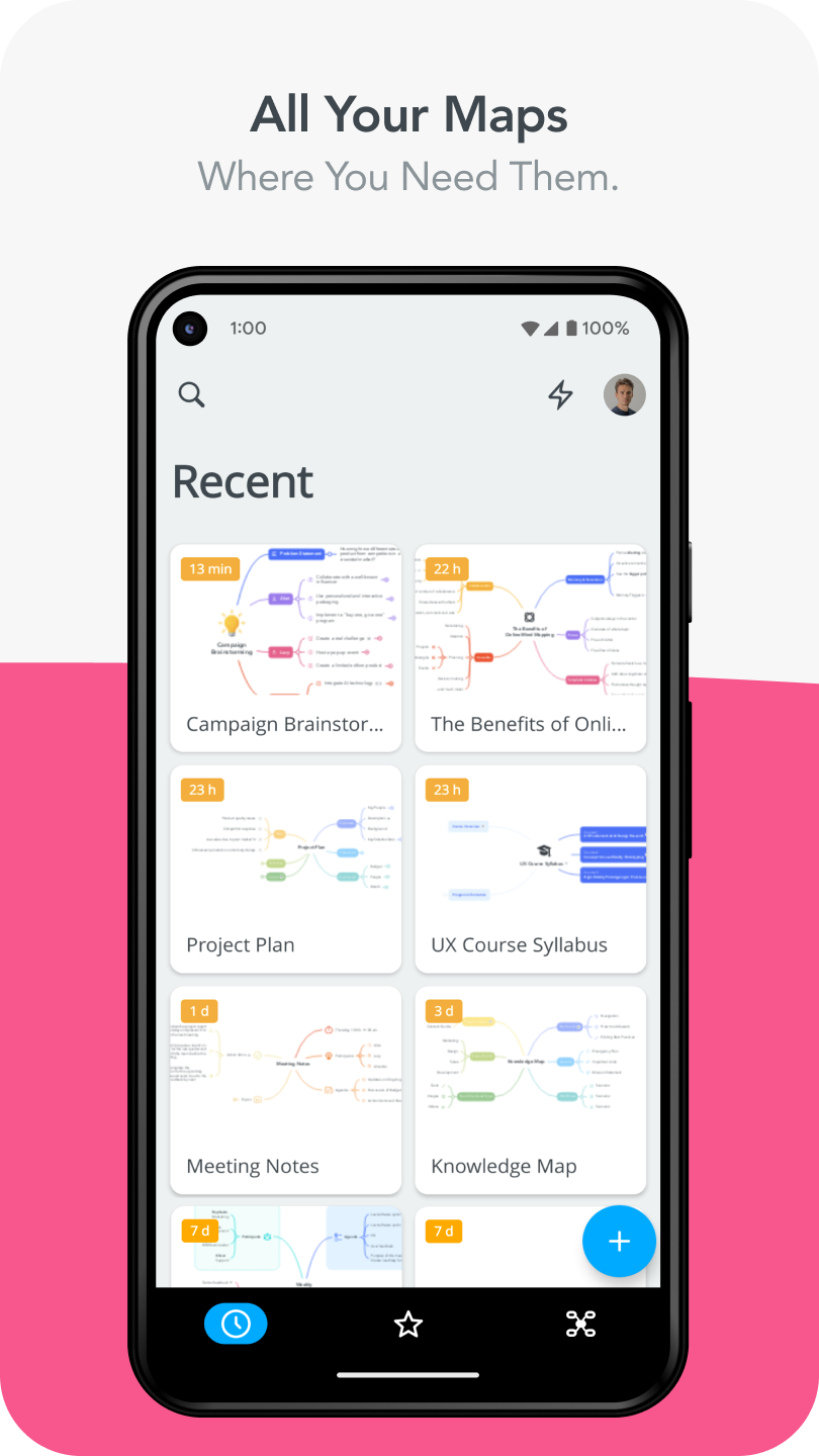 اسکرین شات 5 برنامه MindMeister - Mind Mapping