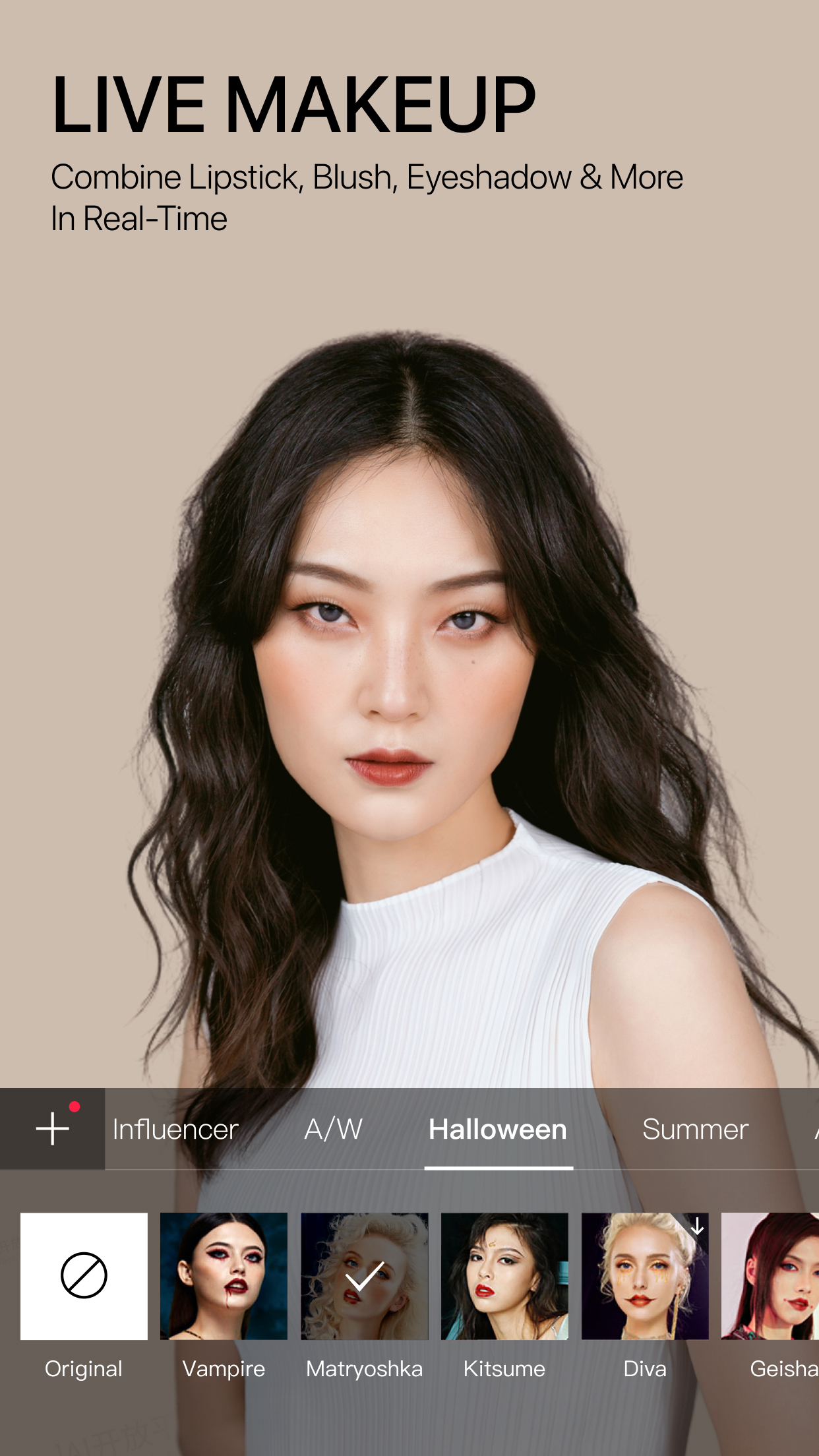 اسکرین شات 3 برنامه MakeupPlus - Virtual Makeup