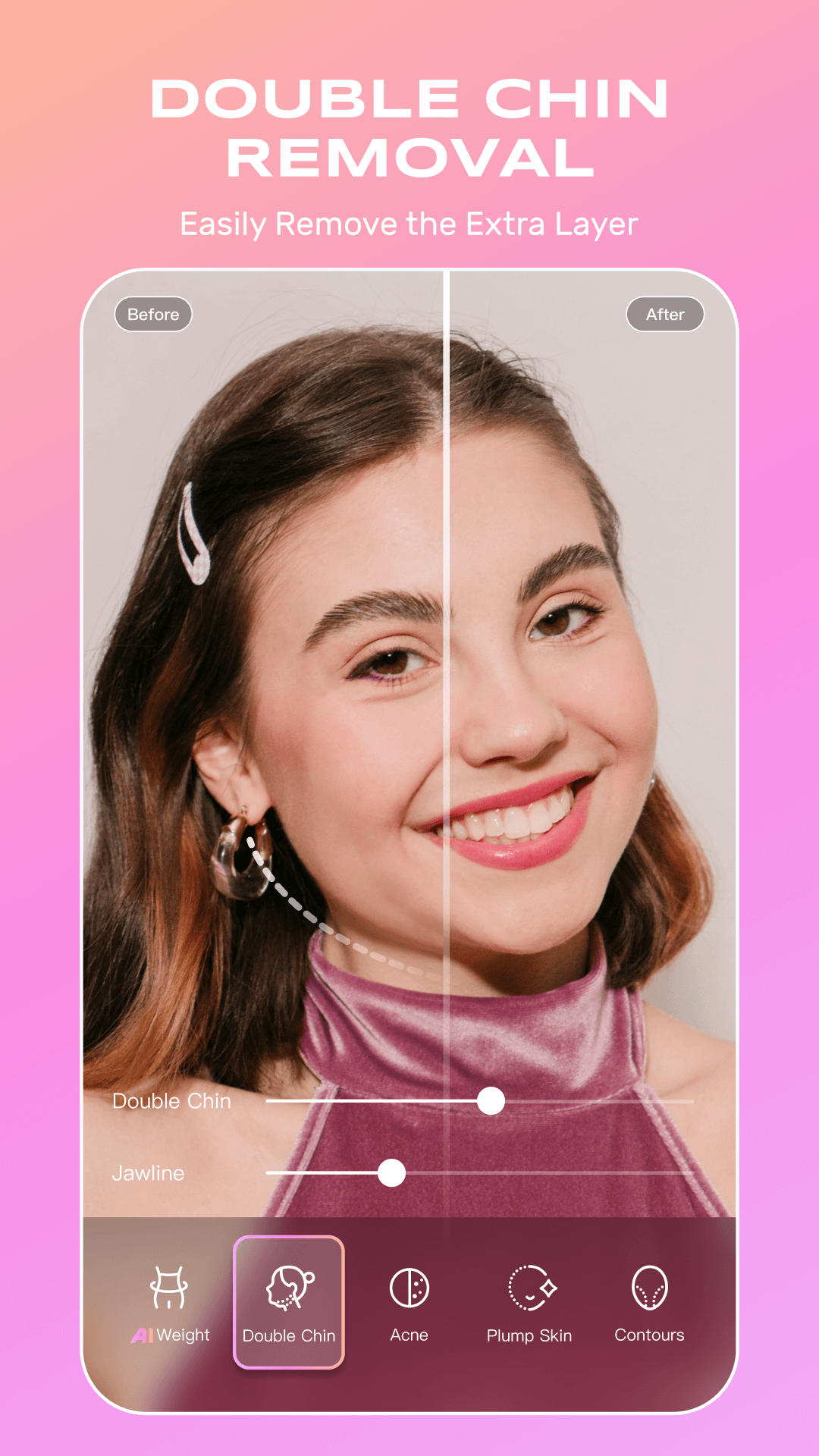 اسکرین شات 2 برنامه BeautyCam-AI Photo Editor