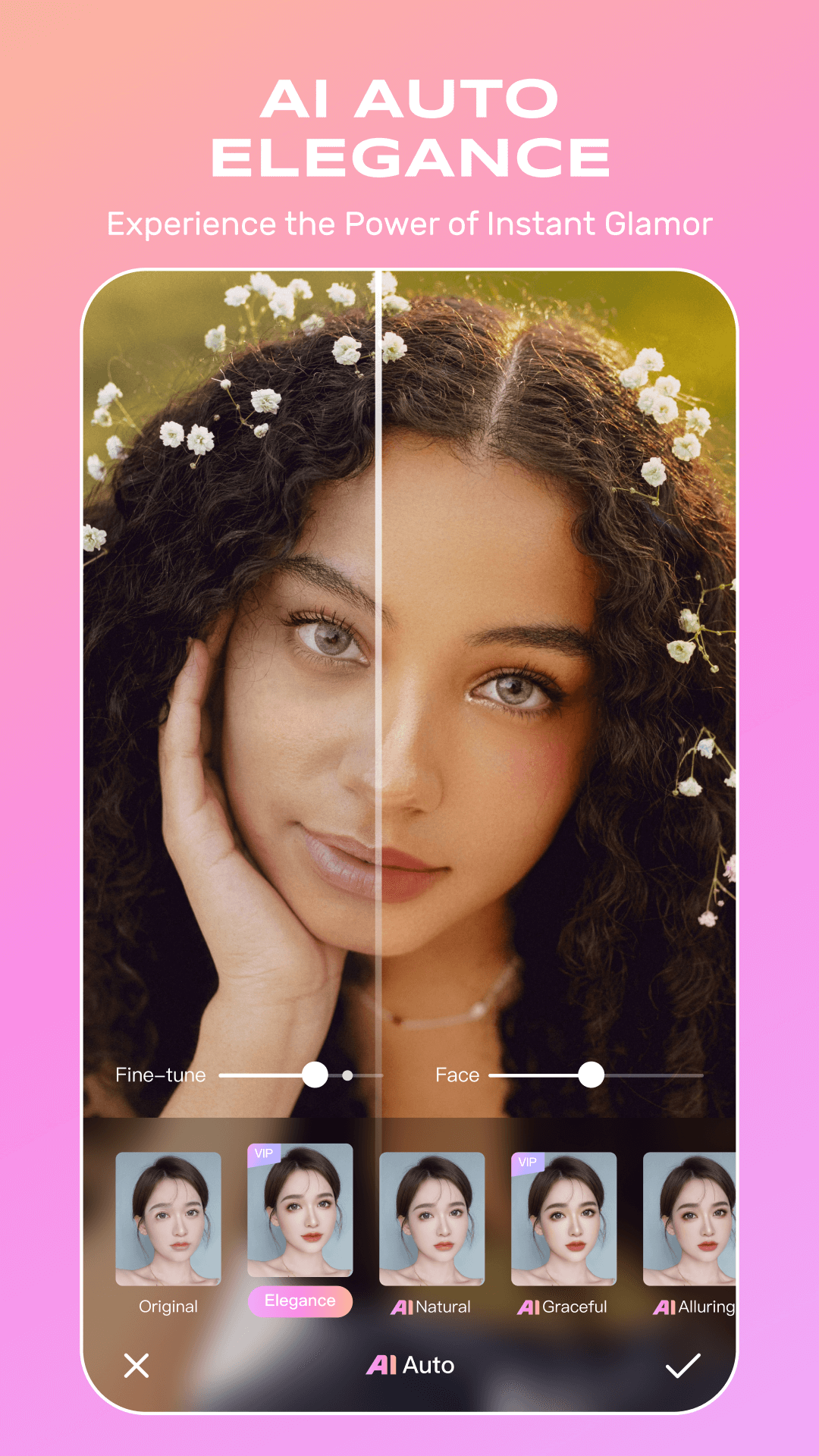 اسکرین شات 6 برنامه BeautyCam-AI Photo Editor