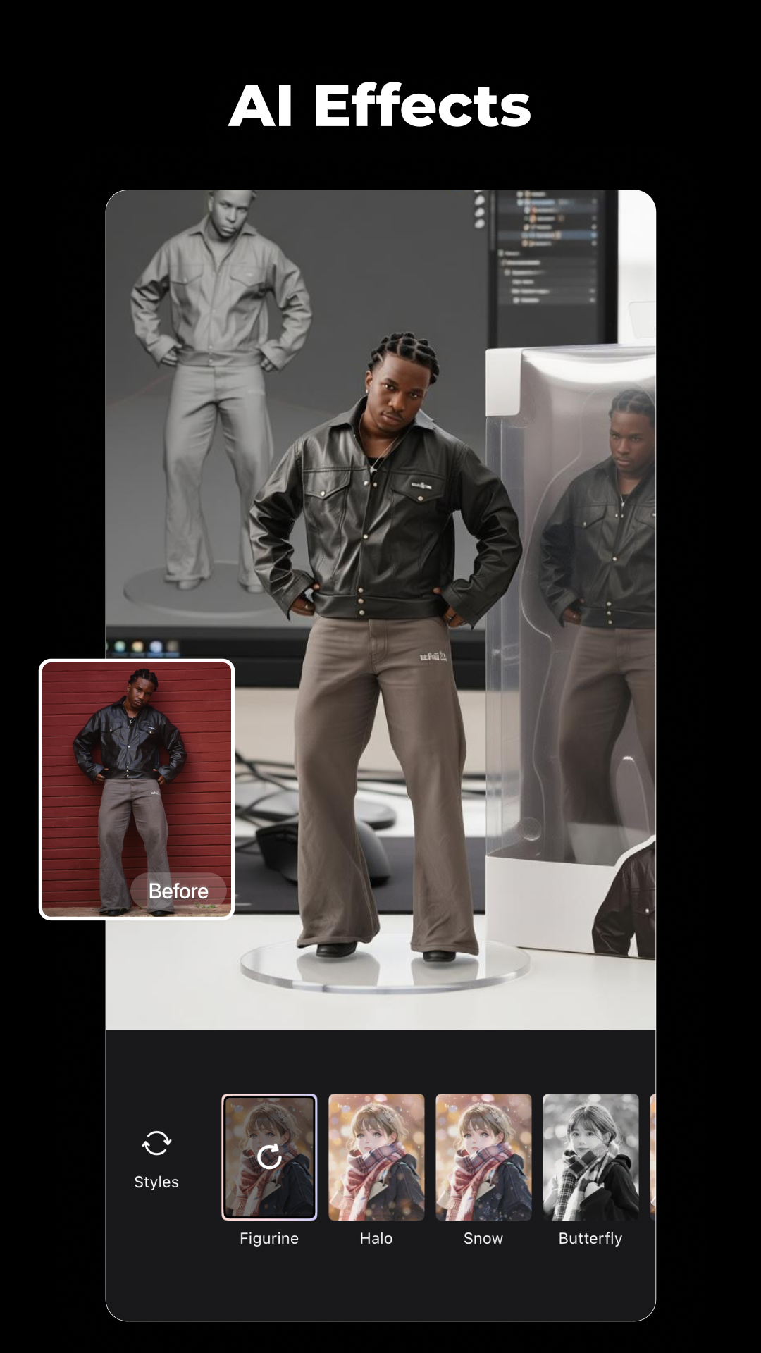 اسکرین شات 2 برنامه Wink: Video Enhancer & Editor