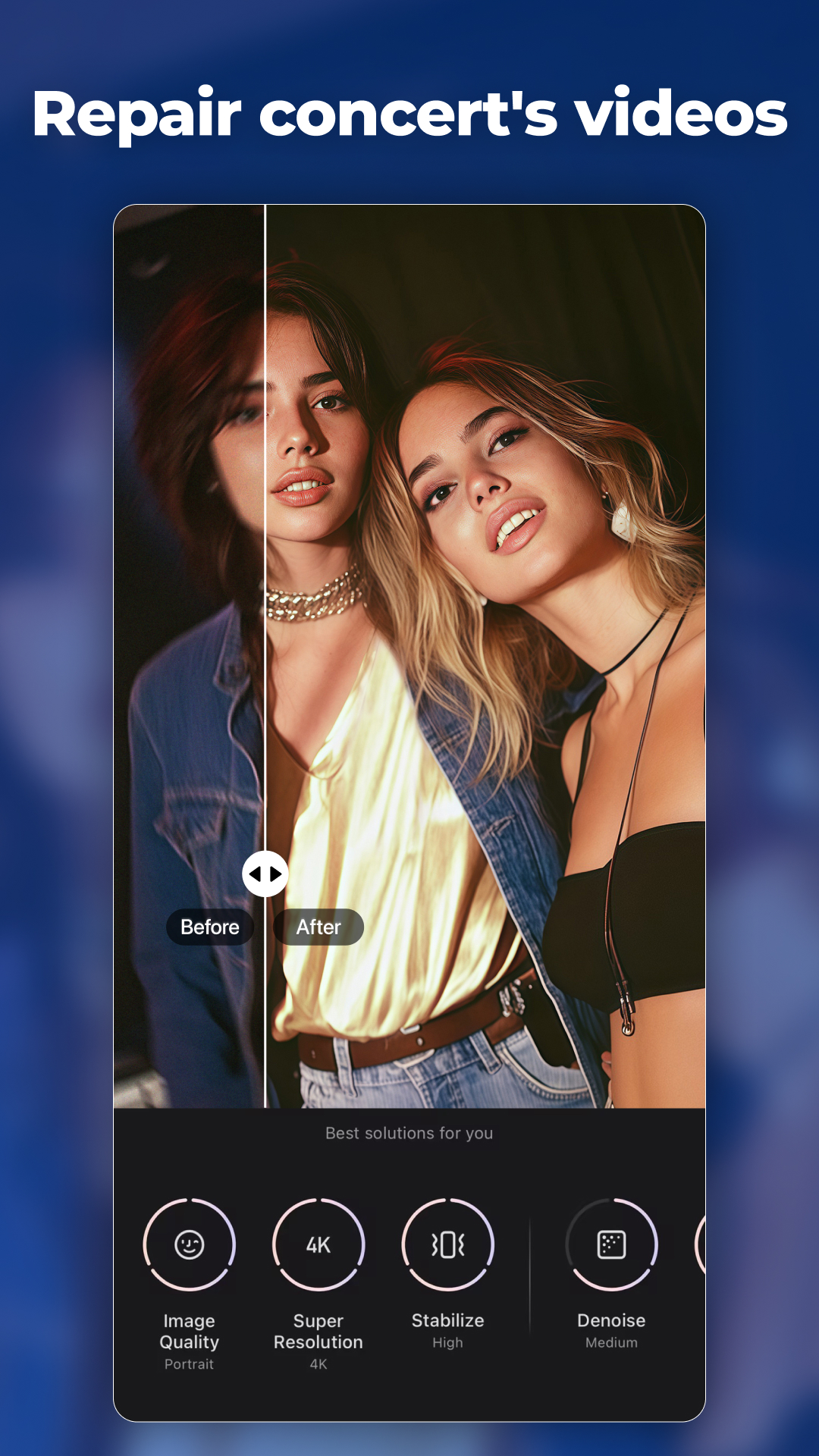 اسکرین شات 3 برنامه Wink: Video Enhancer & Editor