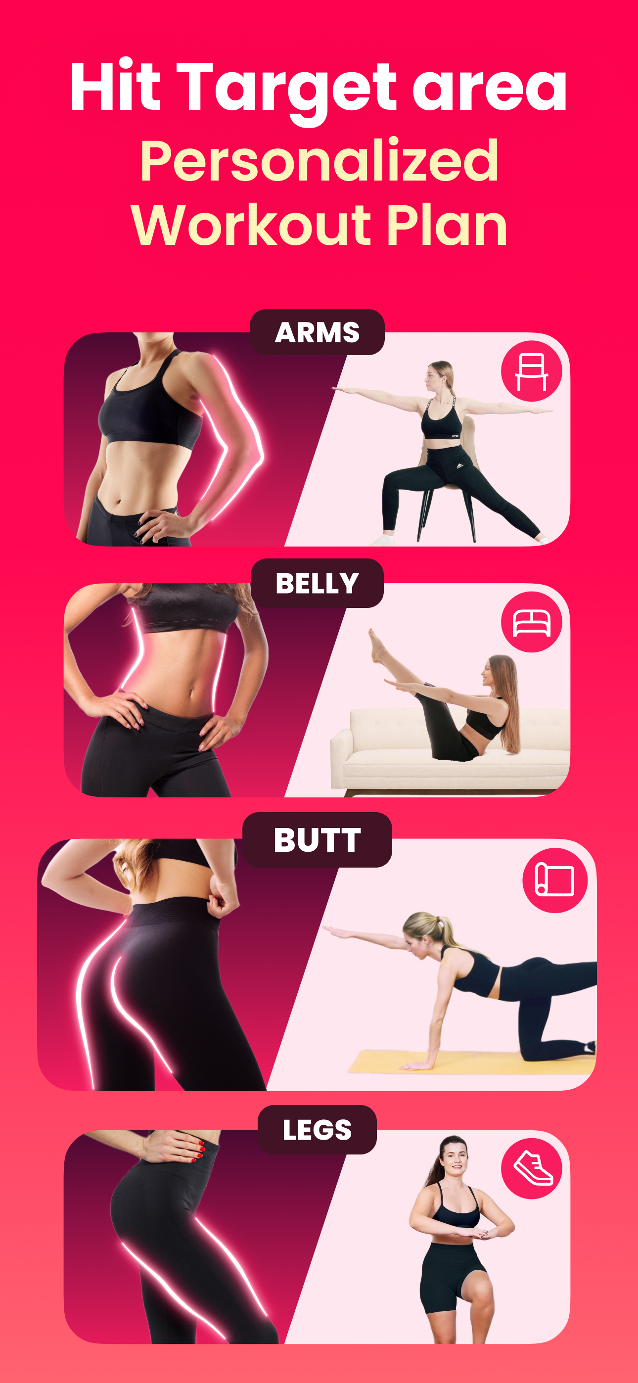 اسکرین شات 3 برنامه LazyFit: Chair Yoga & Pilates