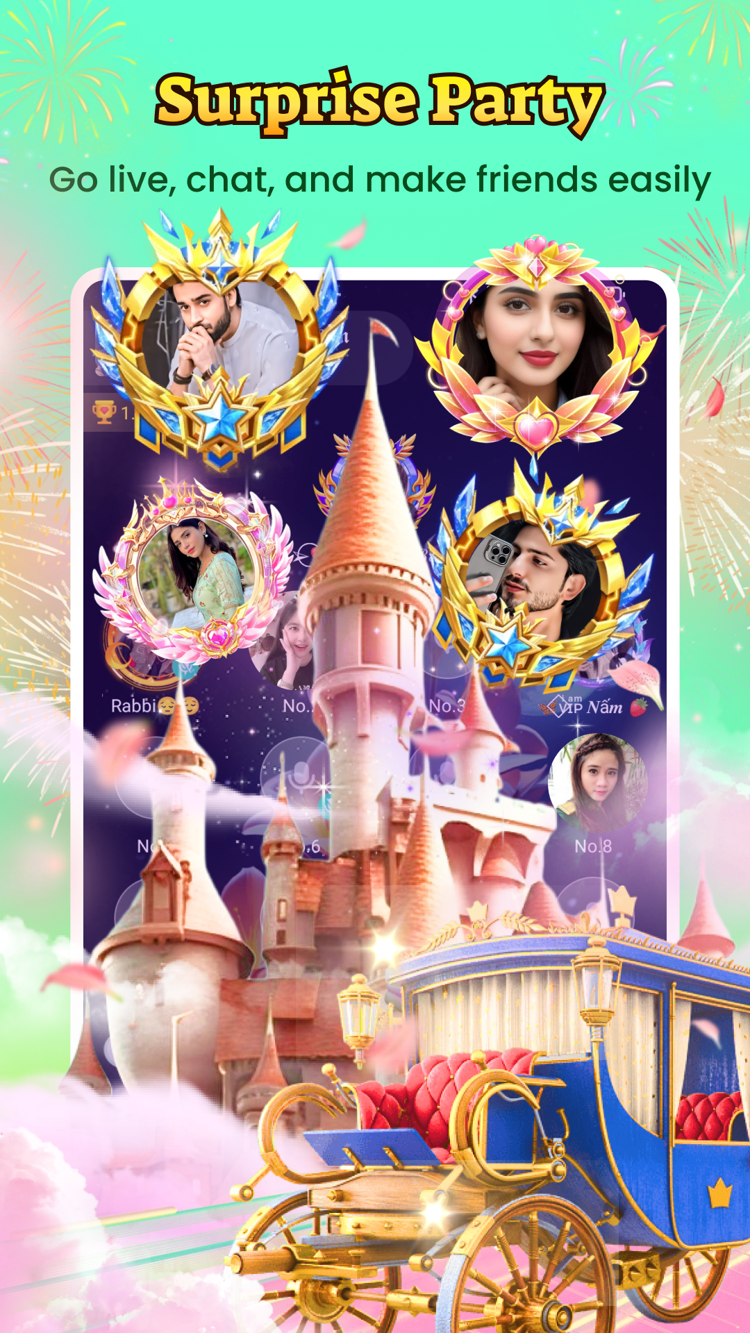 اسکرین شات 4 برنامه Hapi-Group Voice Chat Rooms