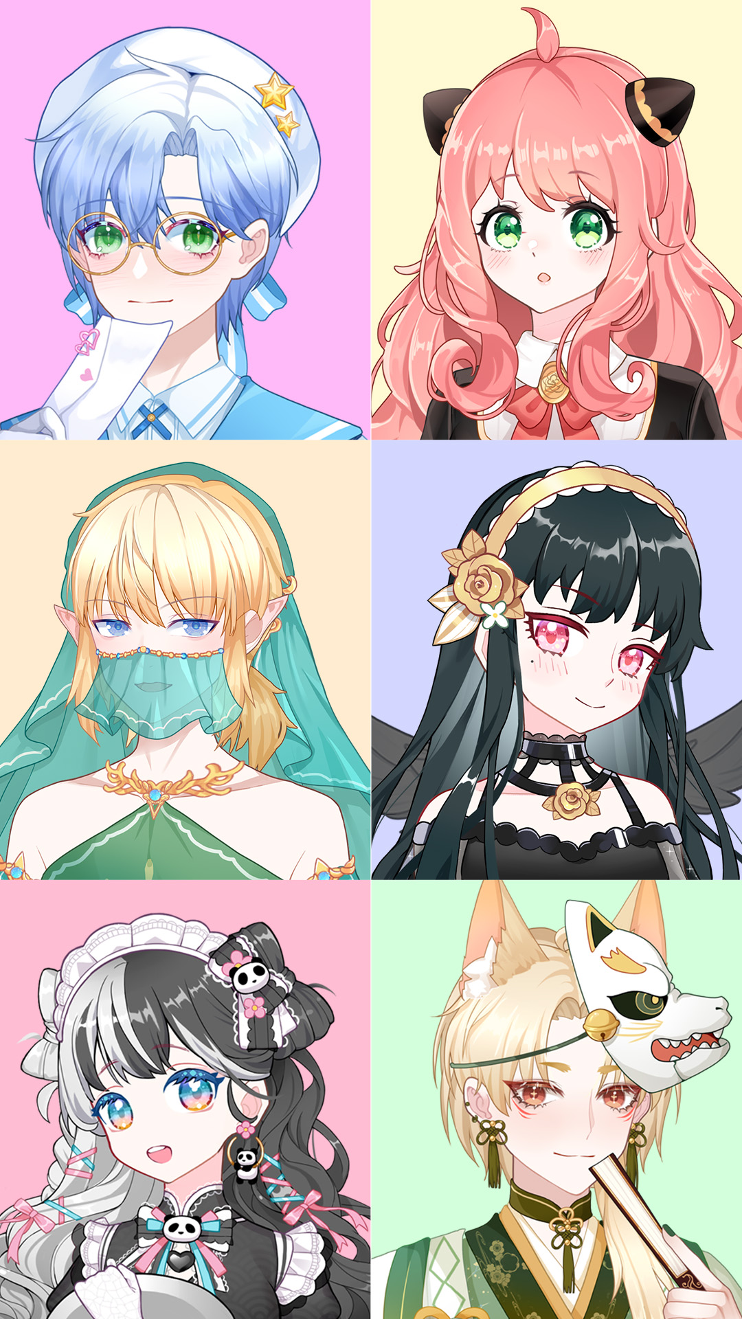 اسکرین شات 3 بازی Anime Avatar Maker Creator