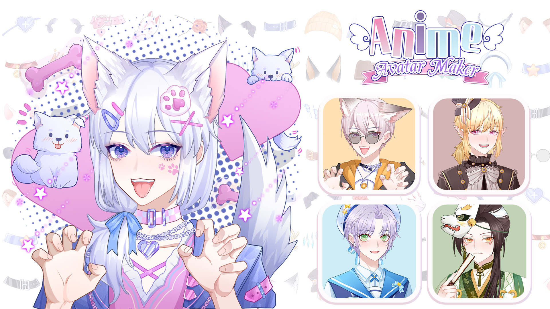 اسکرین شات 1 بازی Anime Avatar Maker Creator