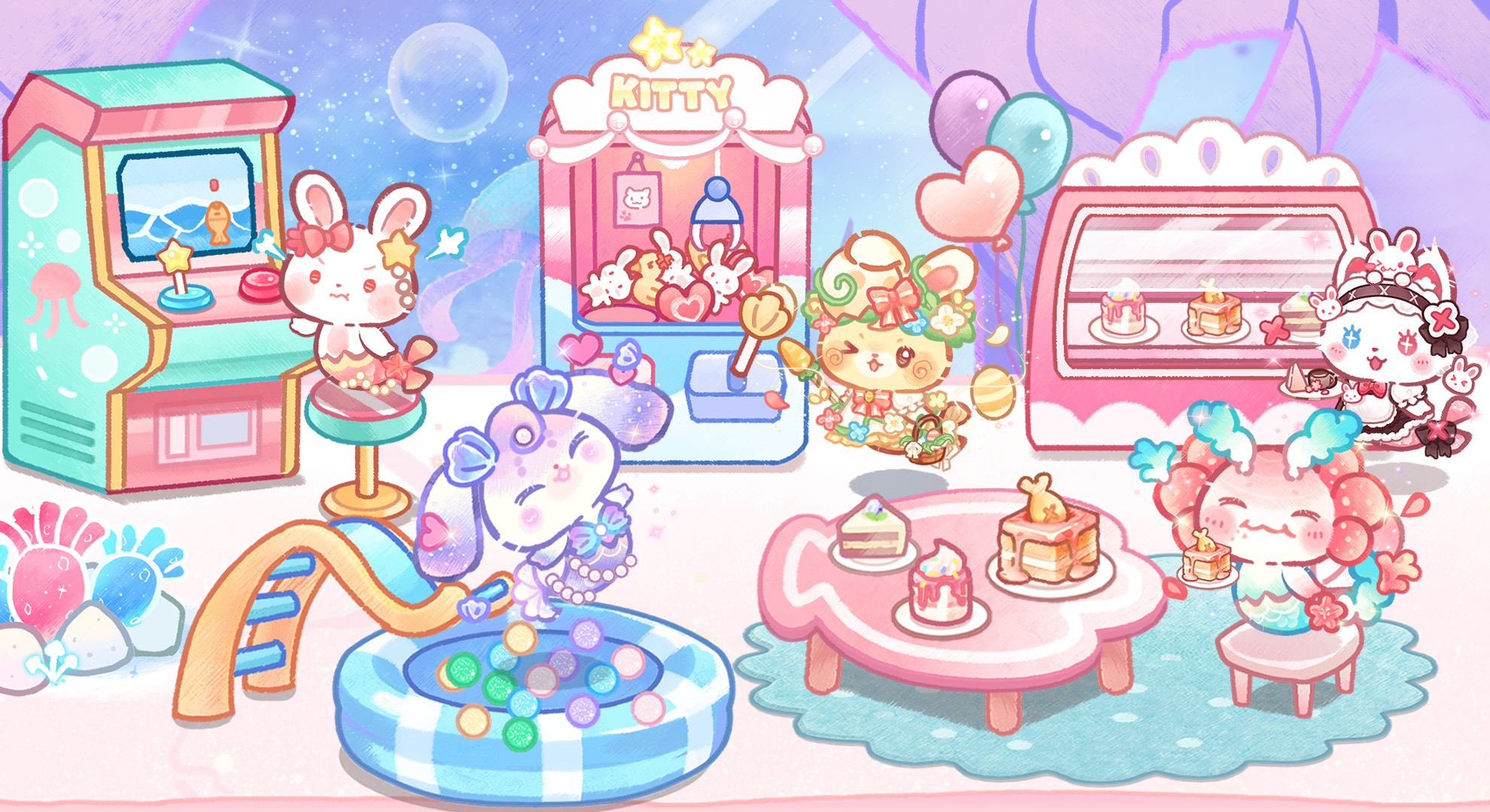 اسکرین شات 1 بازی Lovely Cat:Mercat Castle