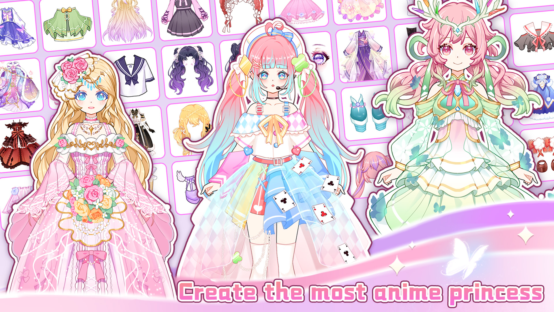 اسکرین شات 1 بازی Anime Princess Dress Up Game
