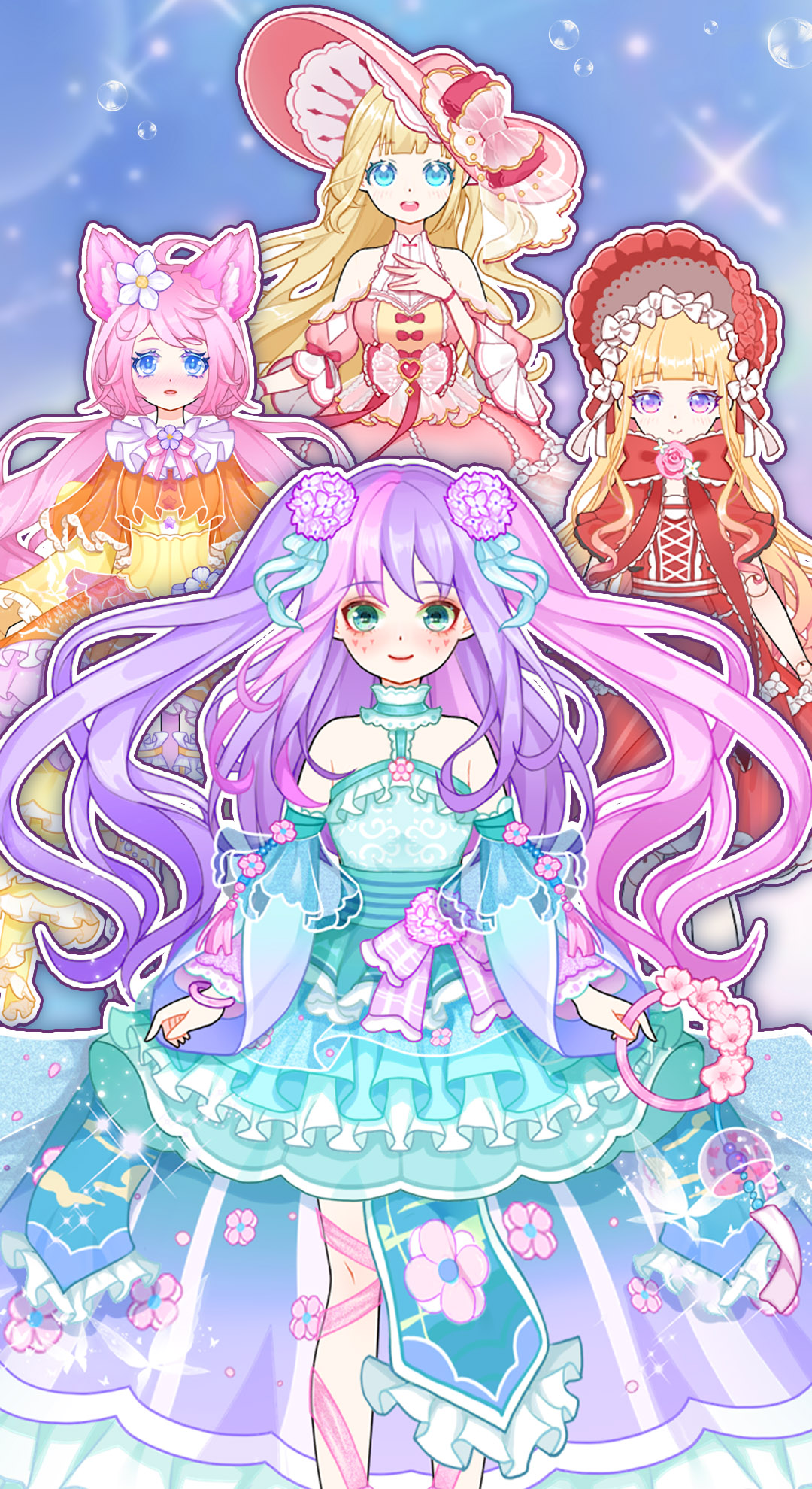 اسکرین شات 4 بازی Anime Princess Dress Up Game