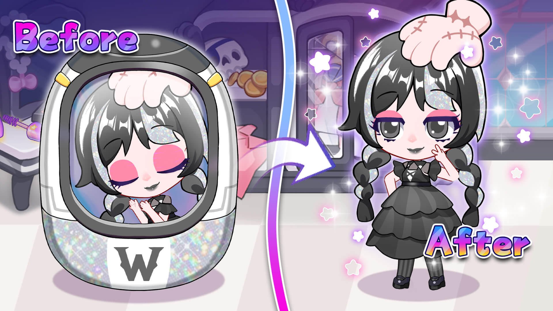 اسکرین شات 1 بازی Chibi Doll: My School