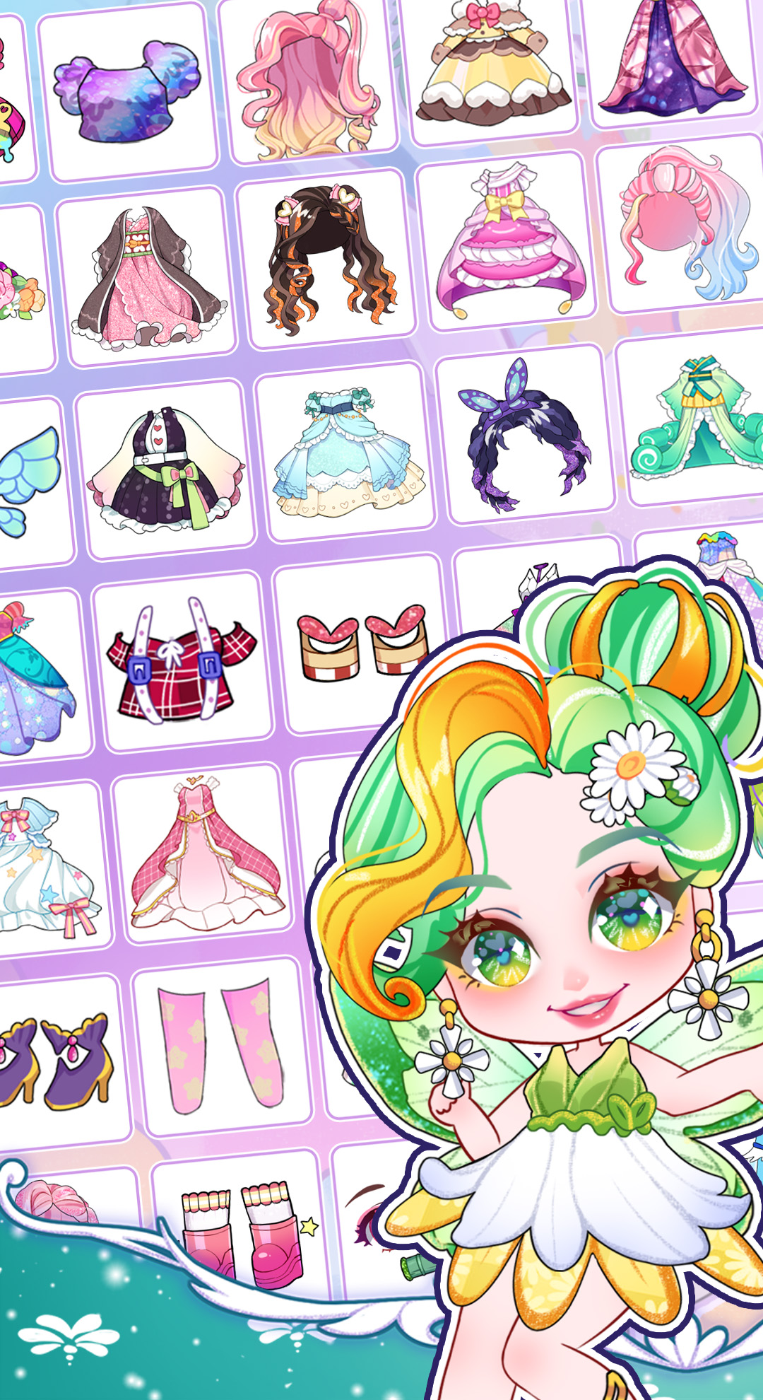 اسکرین شات 4 بازی Hair Doll Dress Up Game