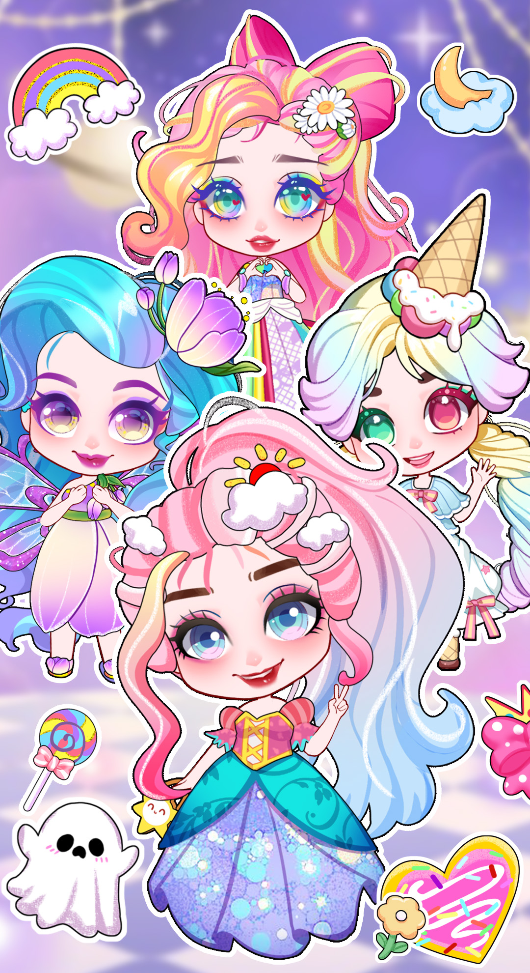 اسکرین شات 3 بازی Hair Doll 2：Dress Up Game