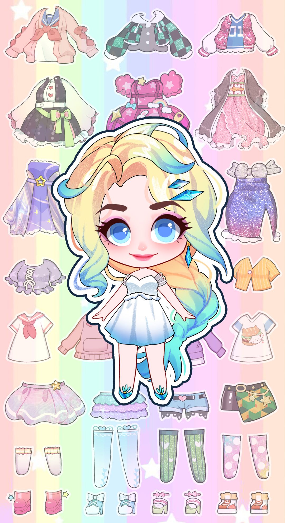 اسکرین شات 4 بازی Hair Doll 2：Dress Up Game