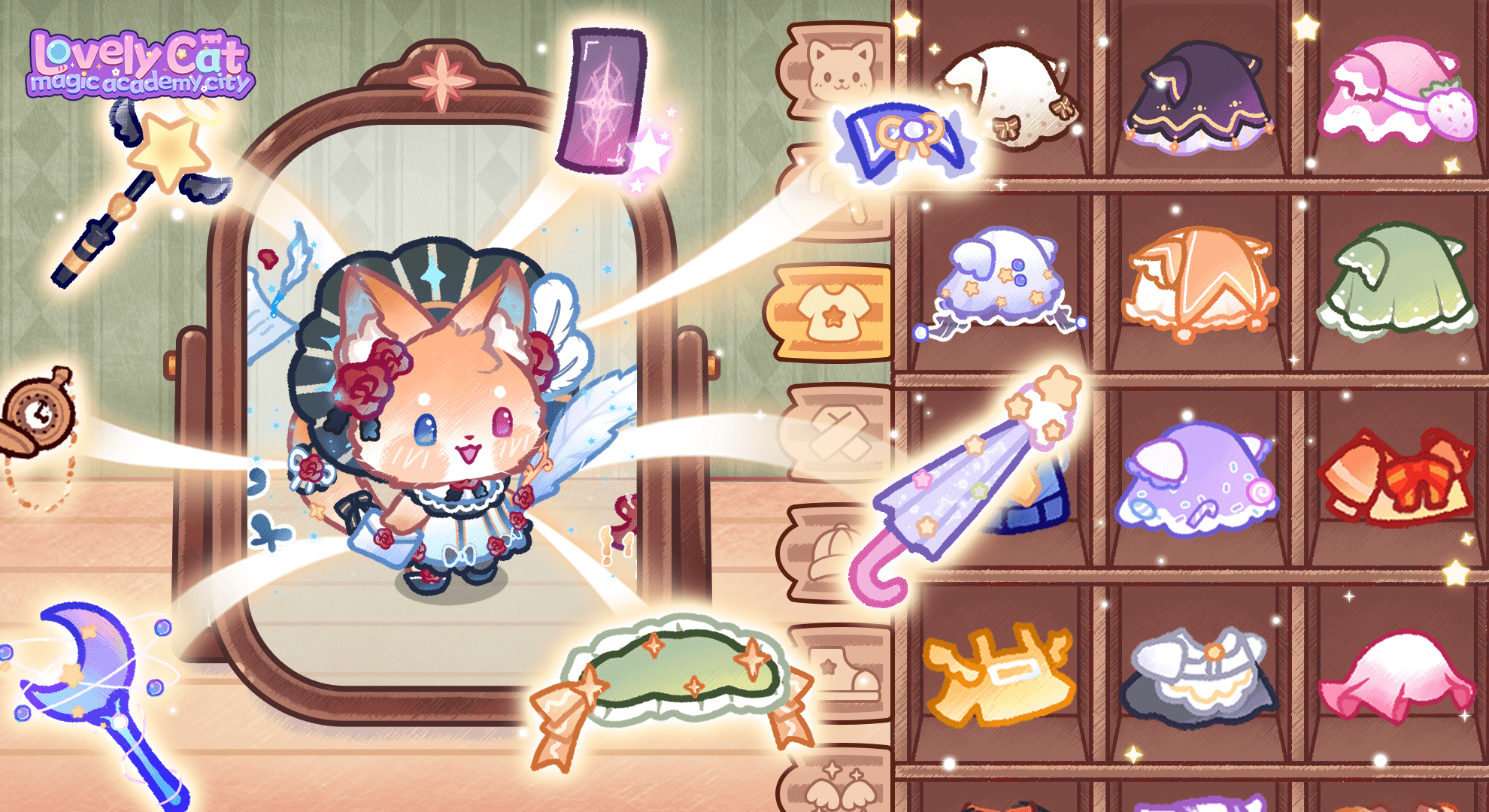 اسکرین شات 1 بازی Lovely Cat: Magic Academy City