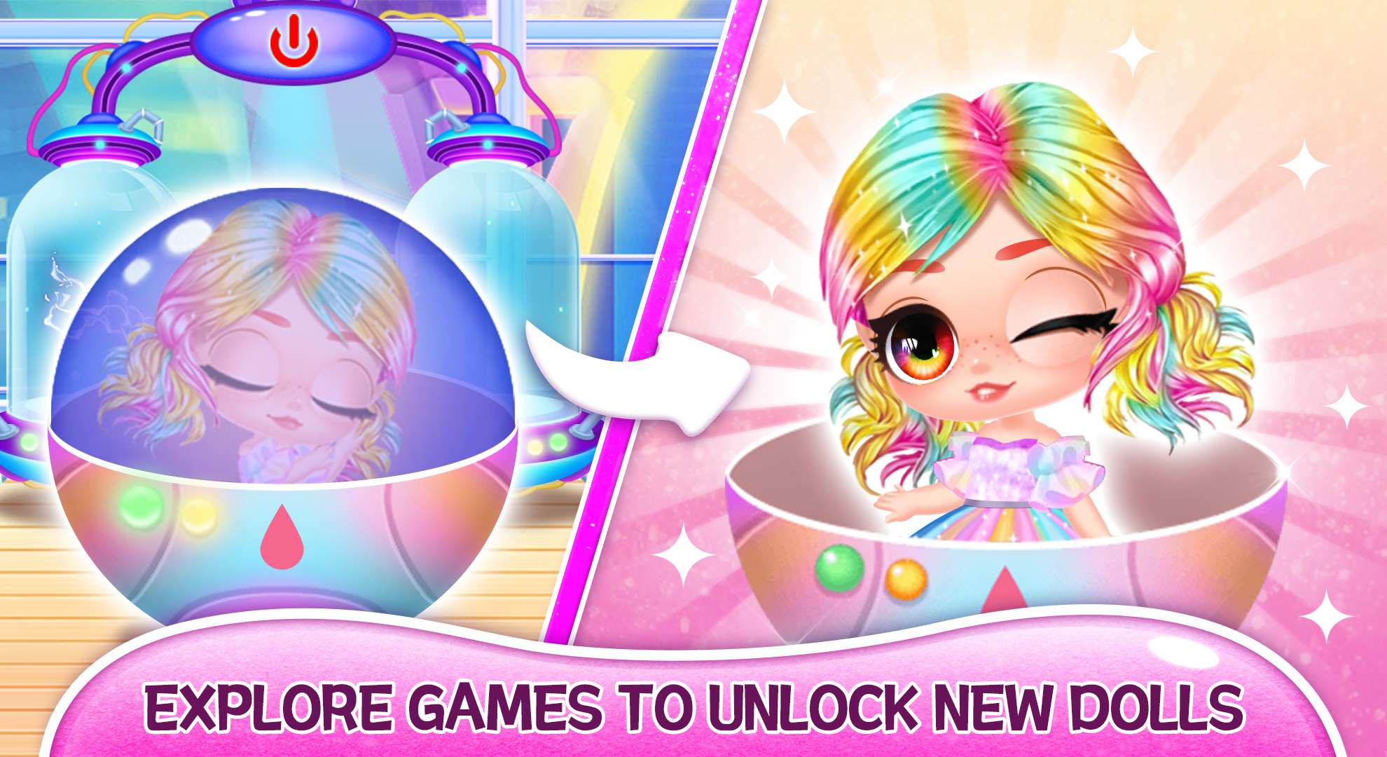 اسکرین شات 1 بازی Sweet Dolls：Dress Up Games
